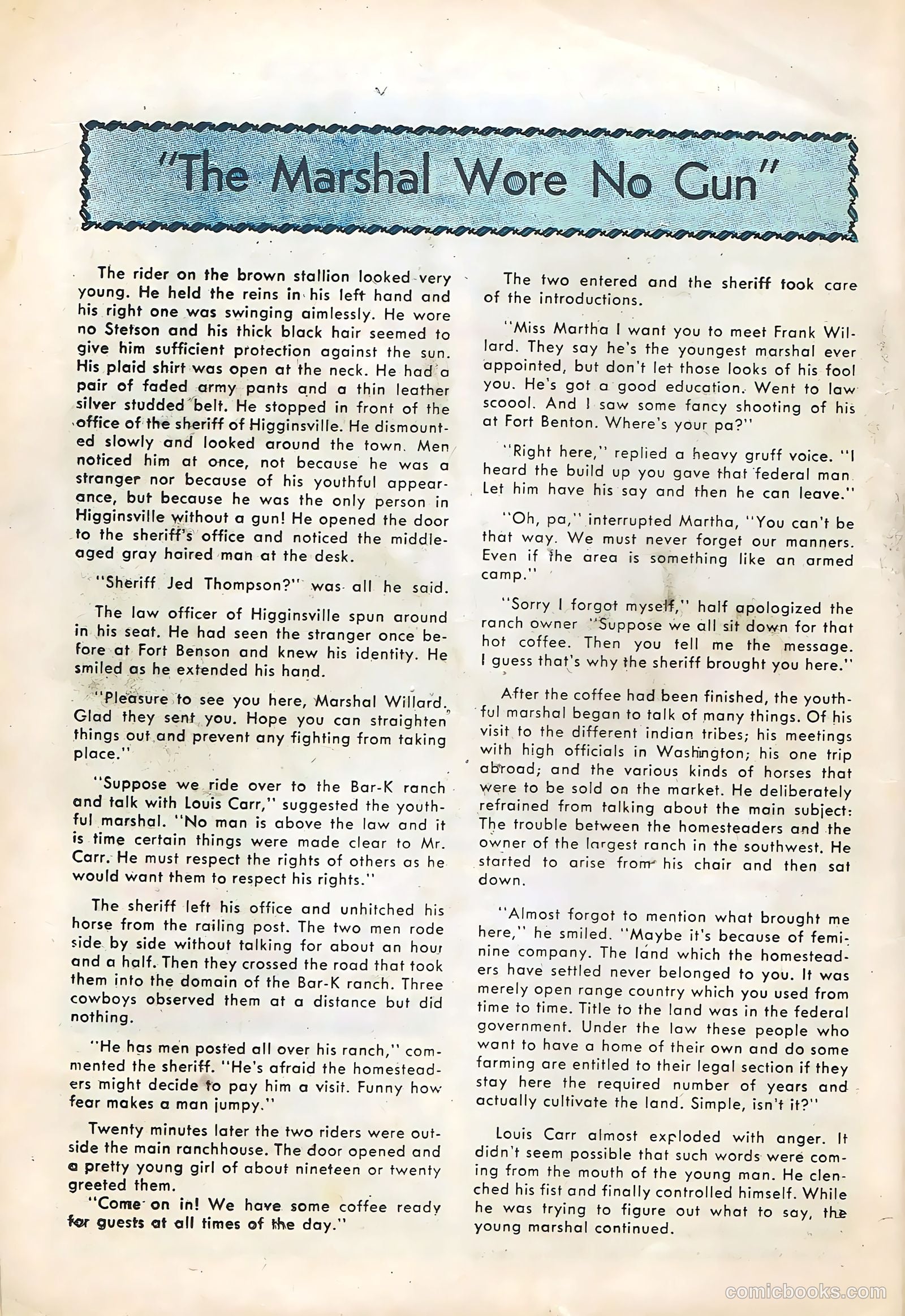 Rocky Lane Western #74 (1956) — page 16 of 36
