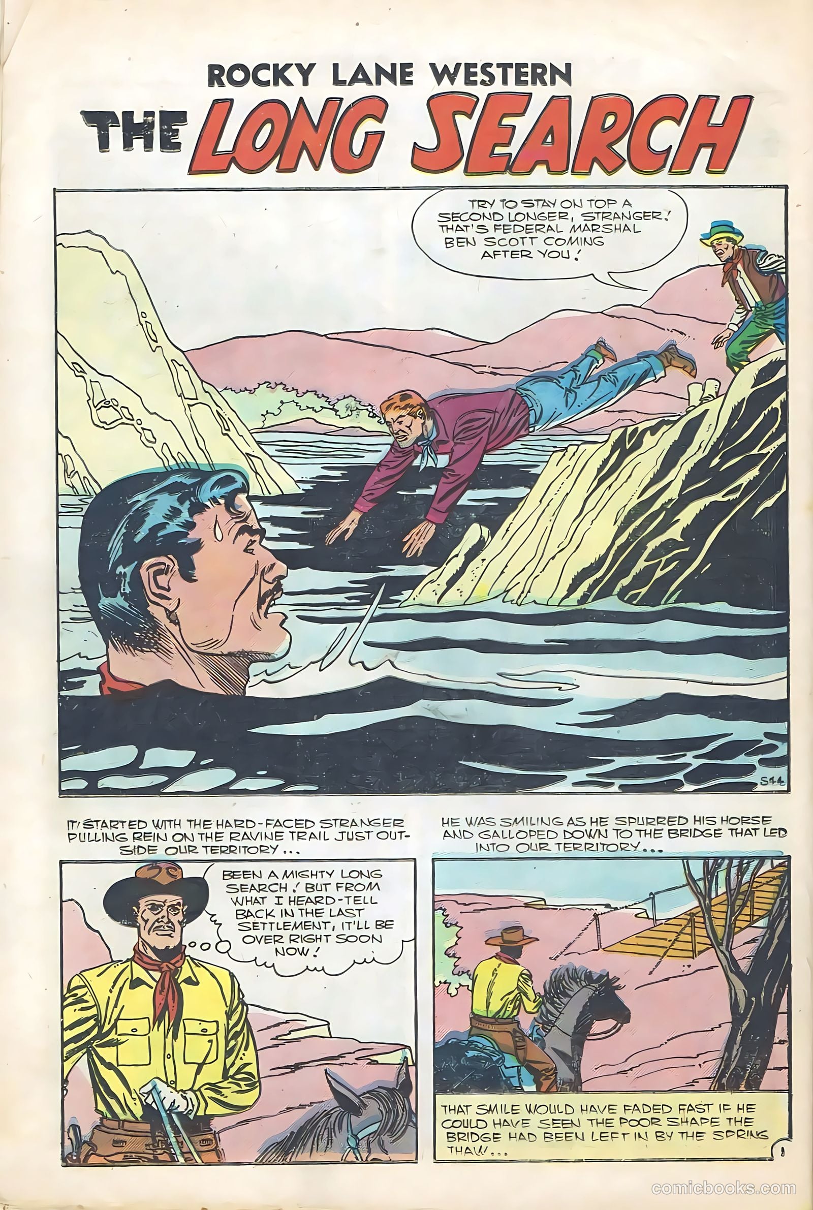 Rocky Lane Western #74 (1956) — page 26 of 36