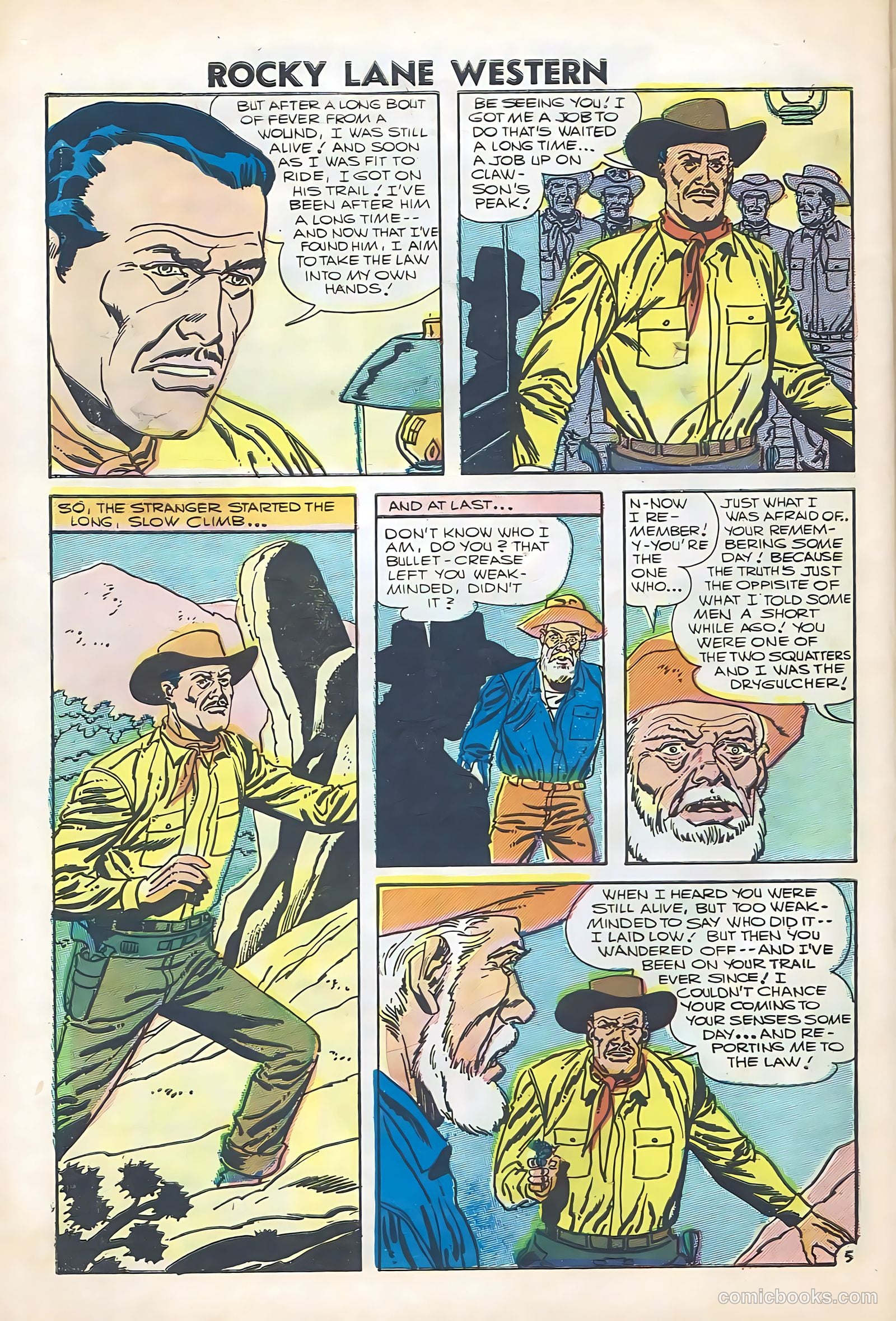 Rocky Lane Western #74 (1956) — page 30 of 36