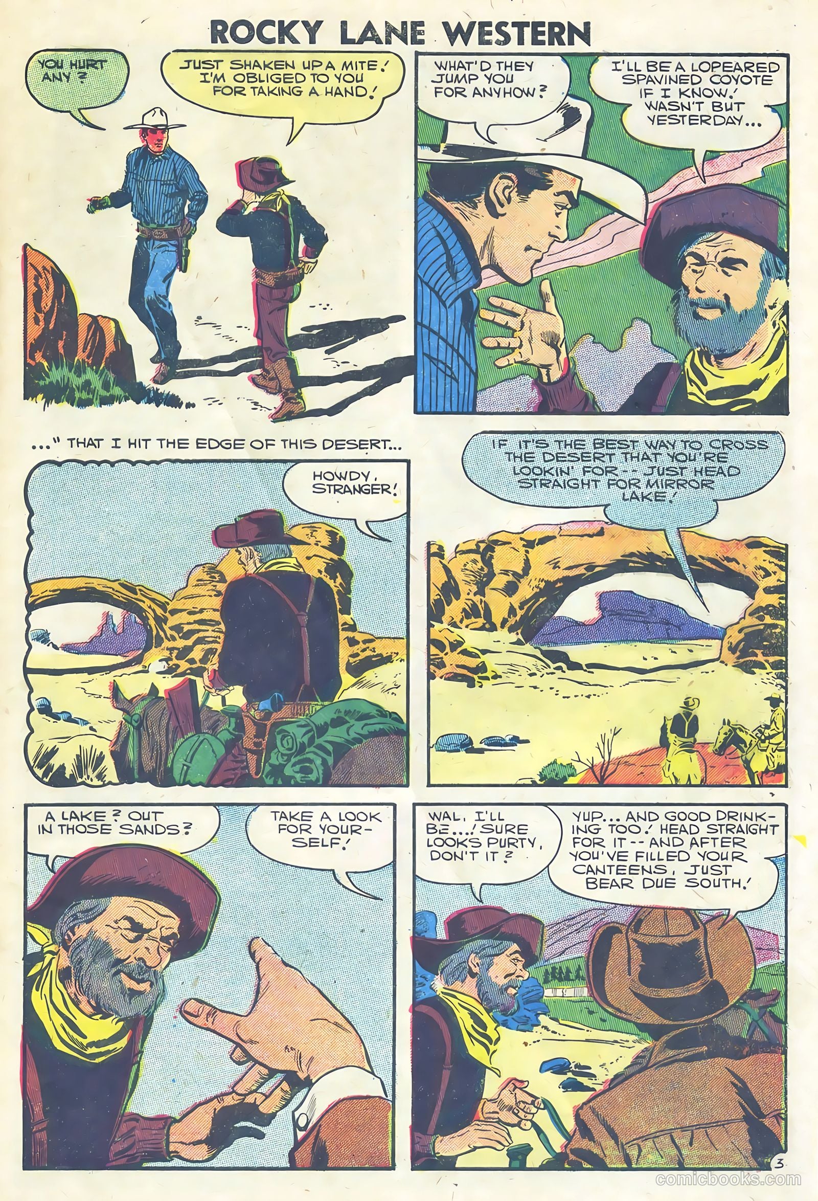 Rocky Lane Western #75 (1957) — page 5 of 36