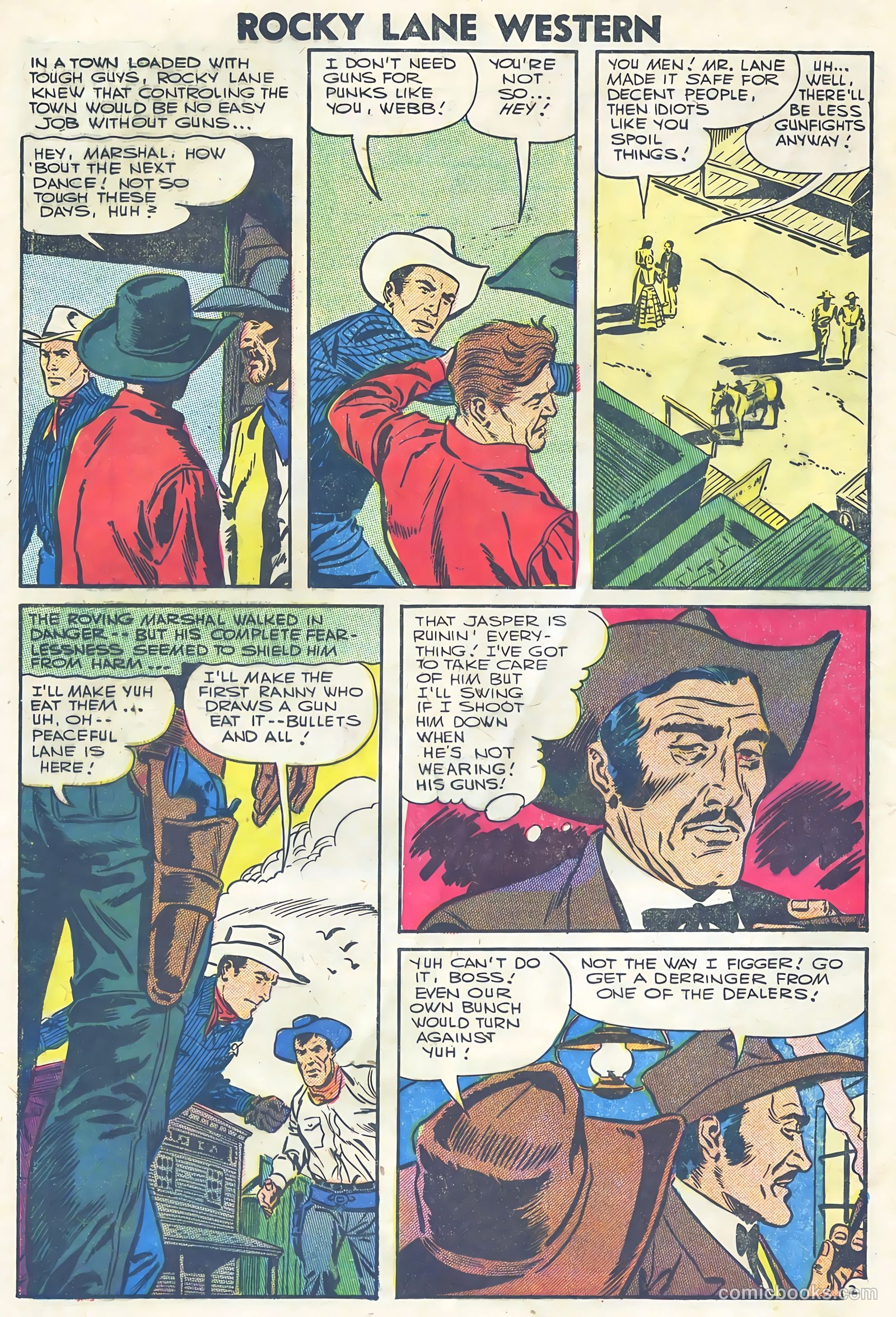Rocky Lane Western #75 (1957) — page 12 of 36
