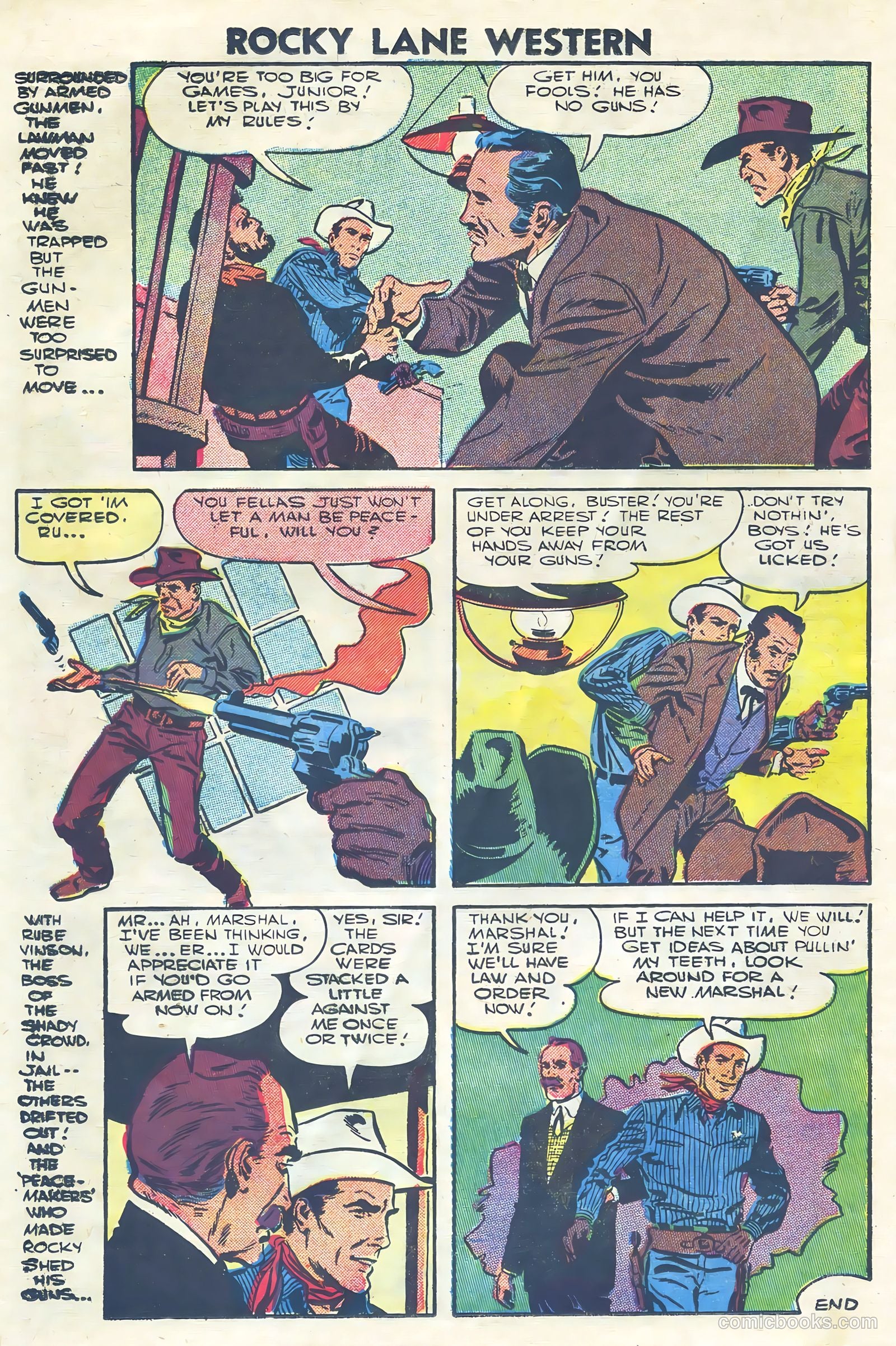 Rocky Lane Western #75 (1957) — page 14 of 36