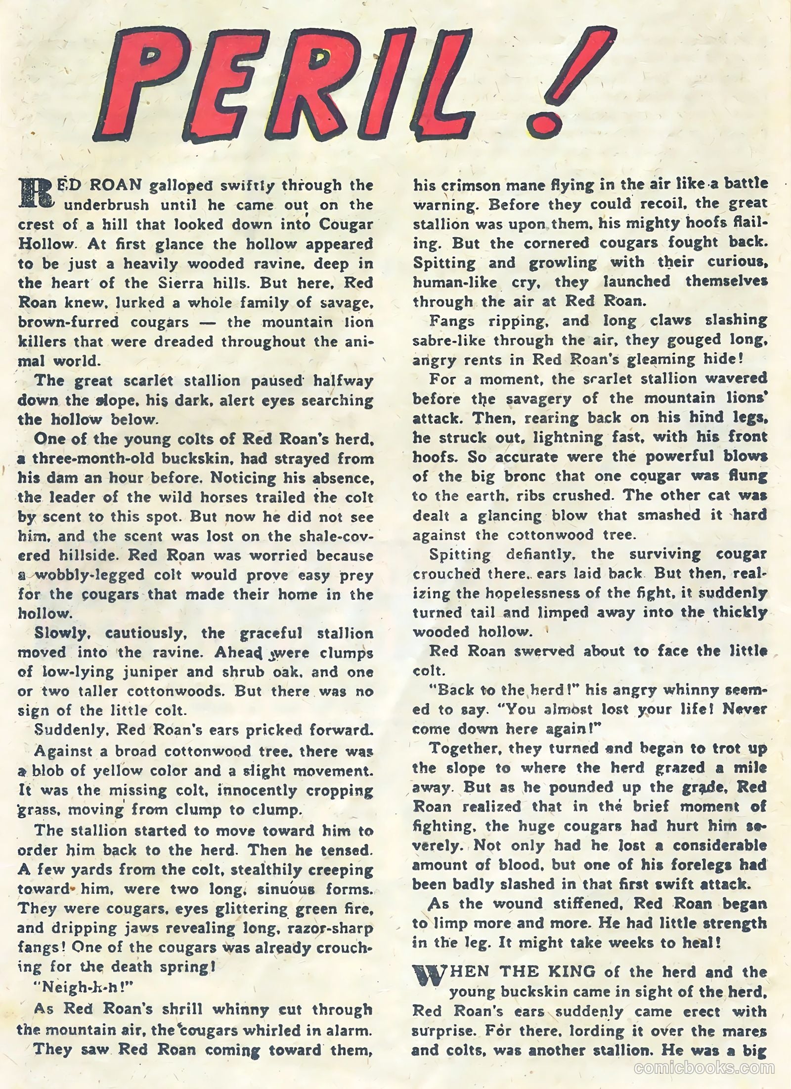 Rocky Lane Western #75 (1957) — page 16 of 36