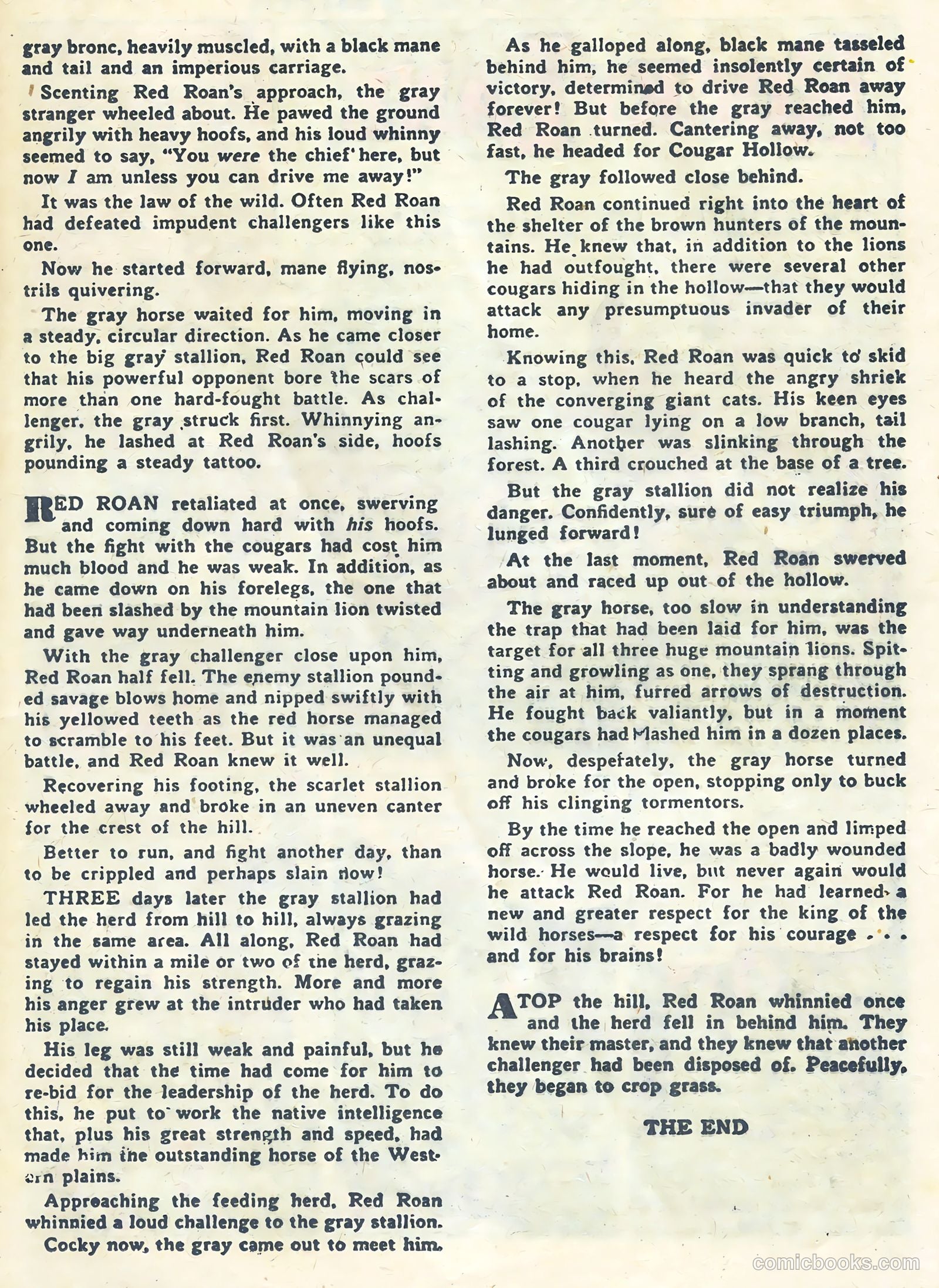 Rocky Lane Western #75 (1957) — page 17 of 36