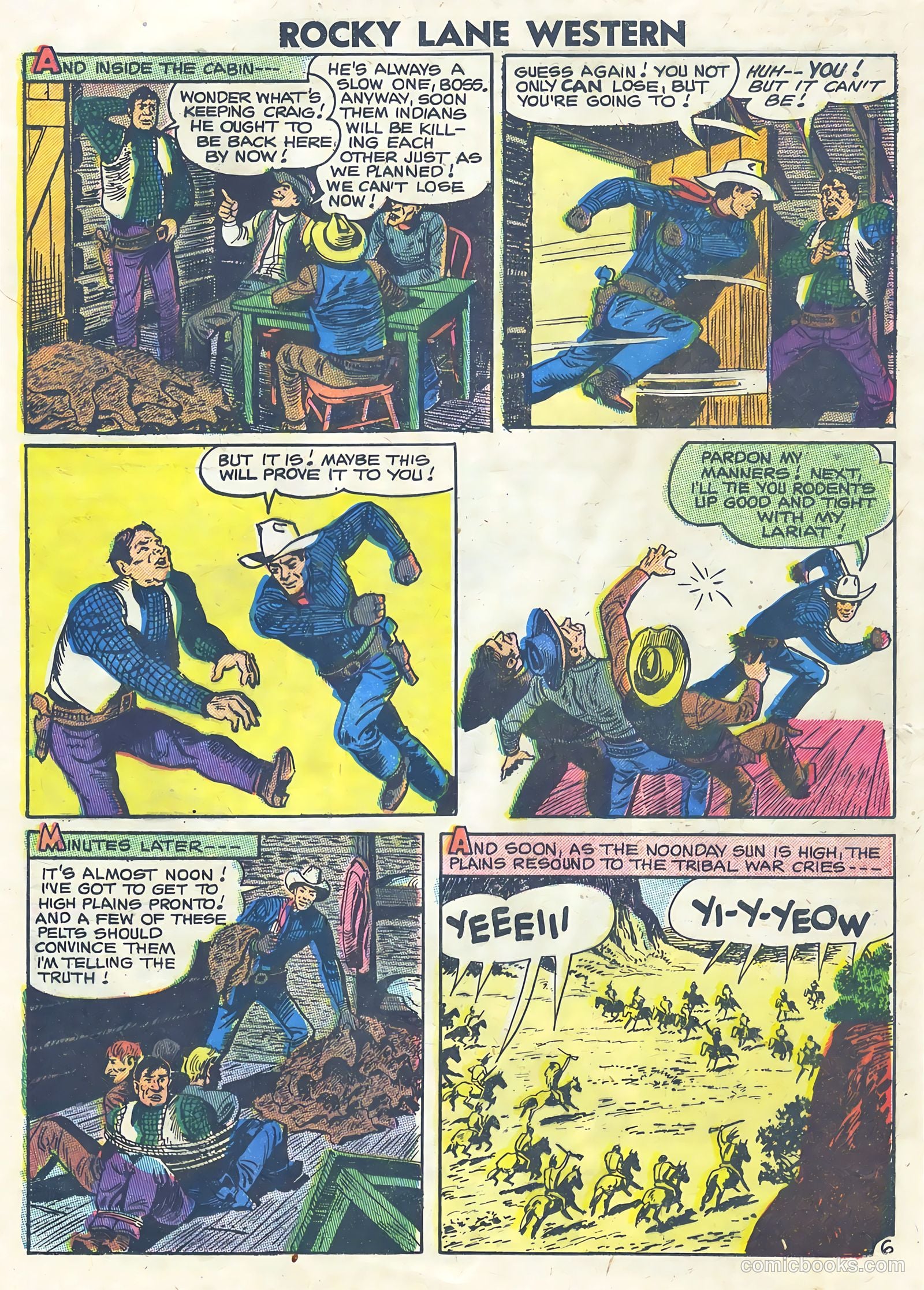 Rocky Lane Western #75 (1957) — page 24 of 36