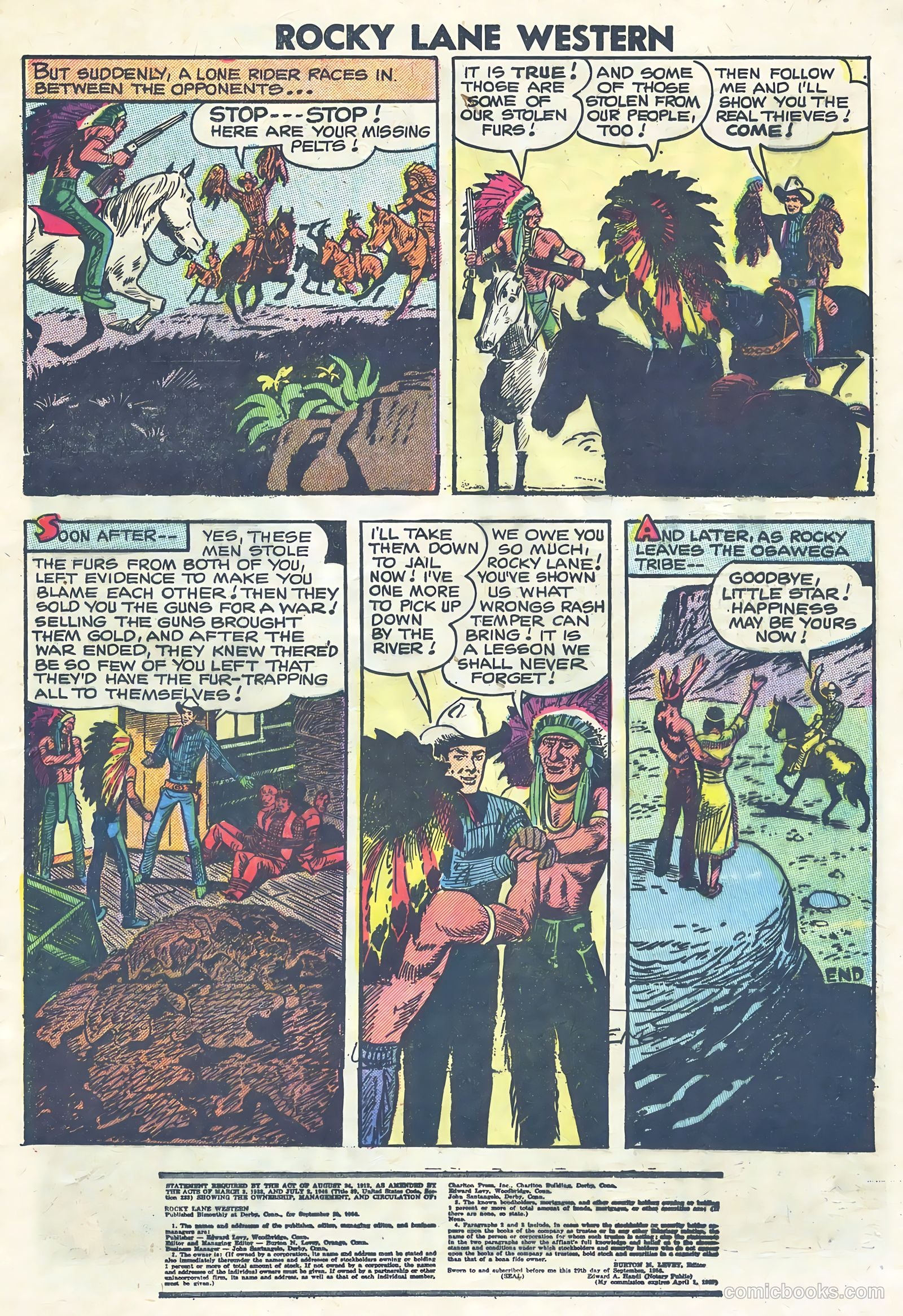 Rocky Lane Western #75 (1957) — page 25 of 36