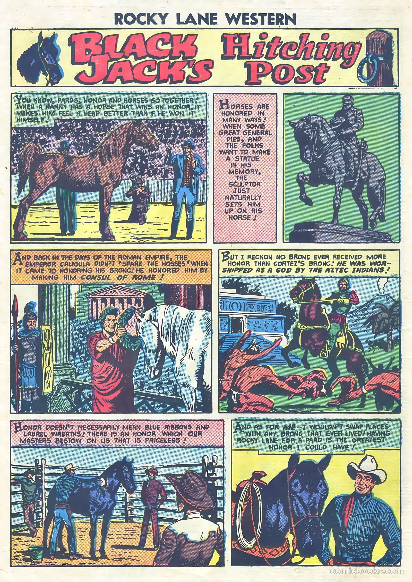 Rocky Lane Western #75 (1957) — page 26 of 36