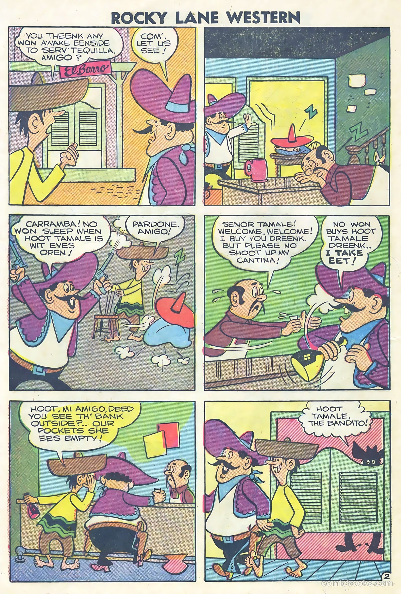 Rocky Lane Western #75 (1957) — page 28 of 36
