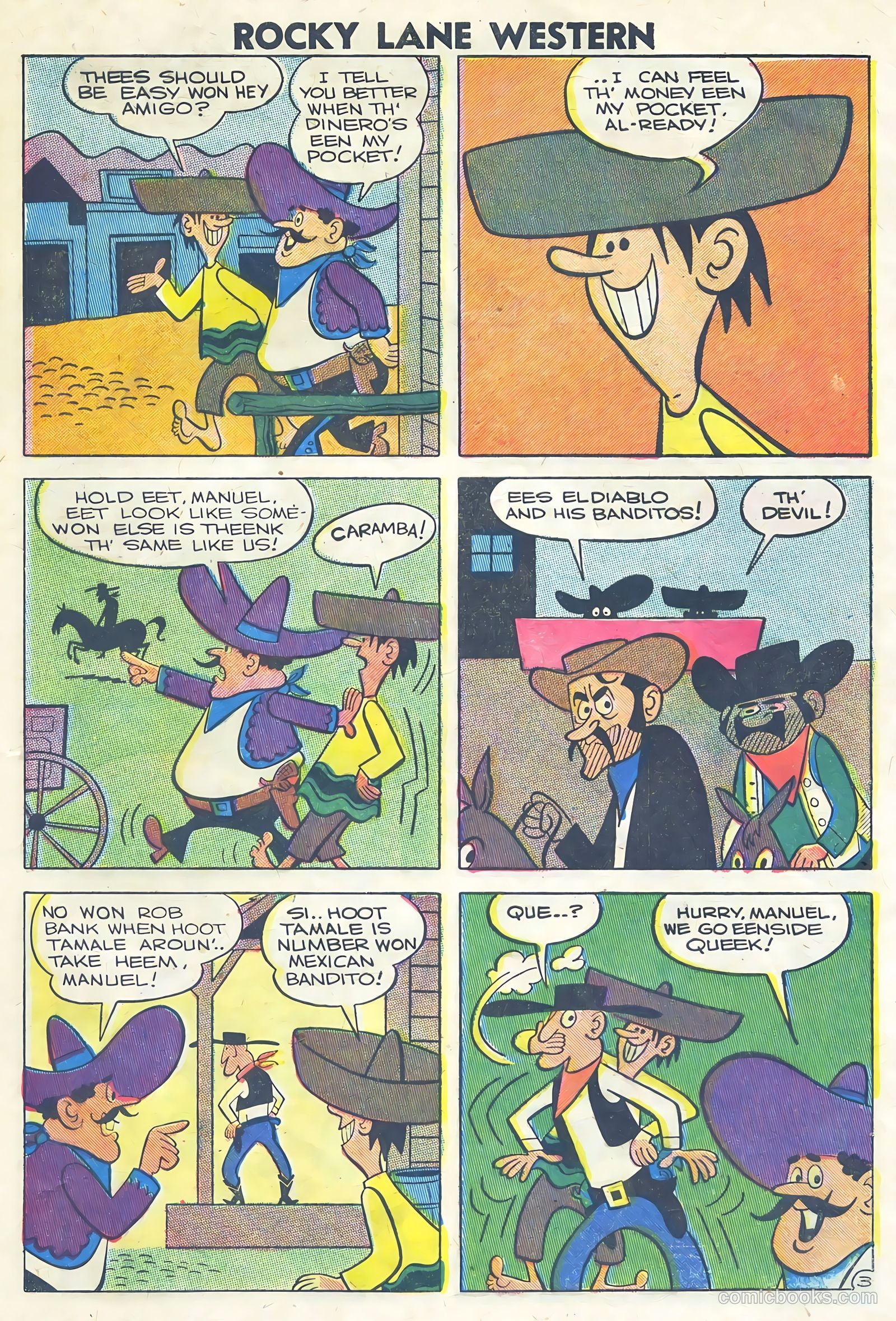 Rocky Lane Western #75 (1957) — page 29 of 36