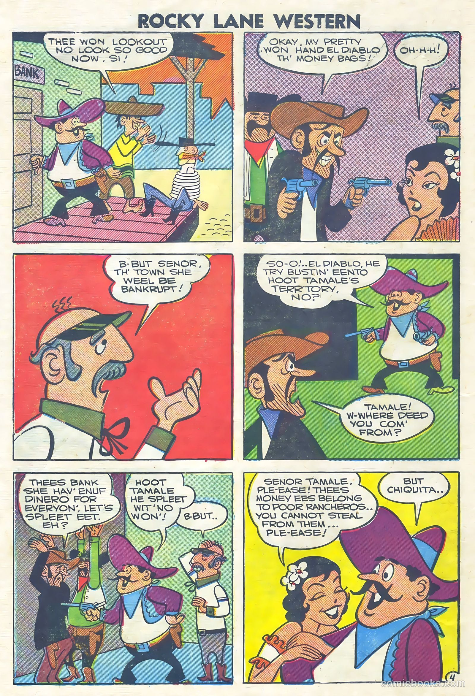 Rocky Lane Western #75 (1957) — page 30 of 36