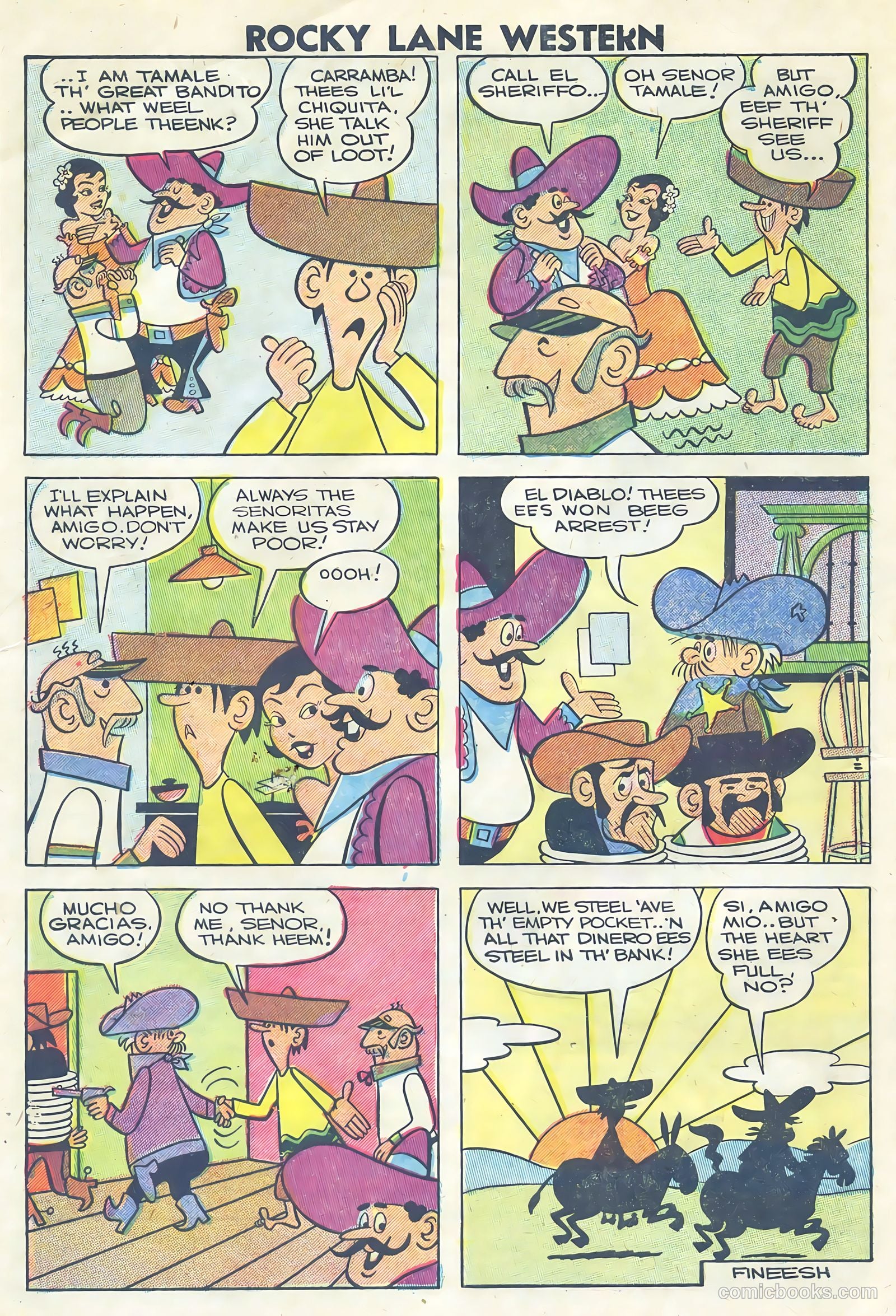 Rocky Lane Western #75 (1957) — page 32 of 36