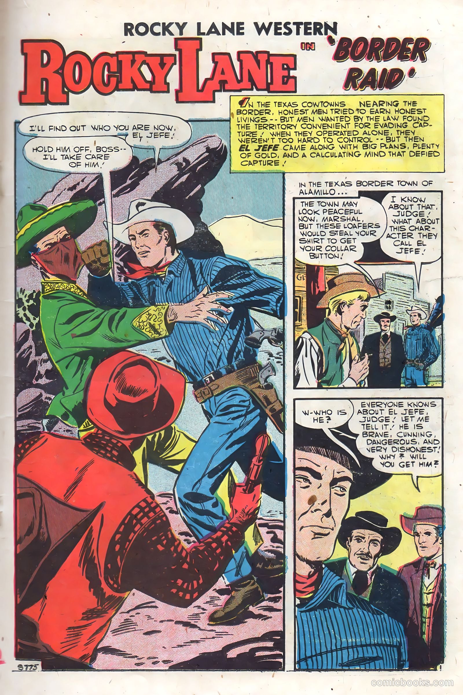 Rocky Lane Western #76 (1957) — page 19 of 36