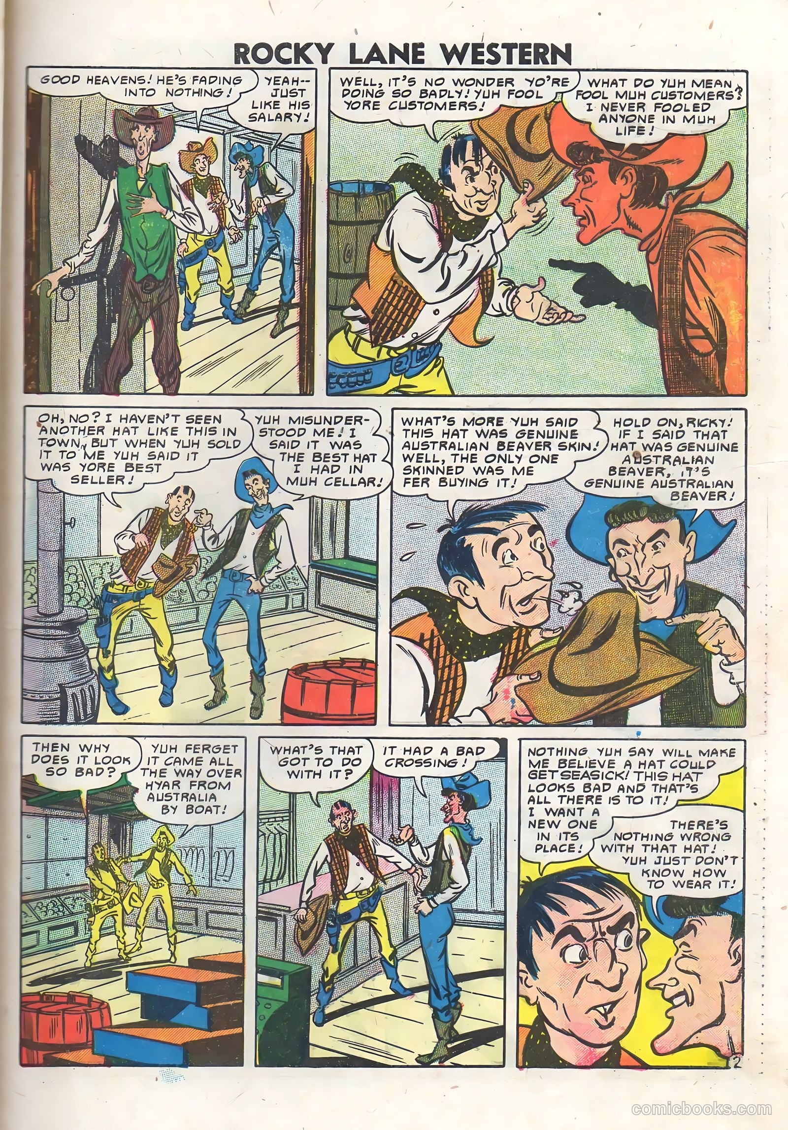 Rocky Lane Western #76 (1957) — page 29 of 36