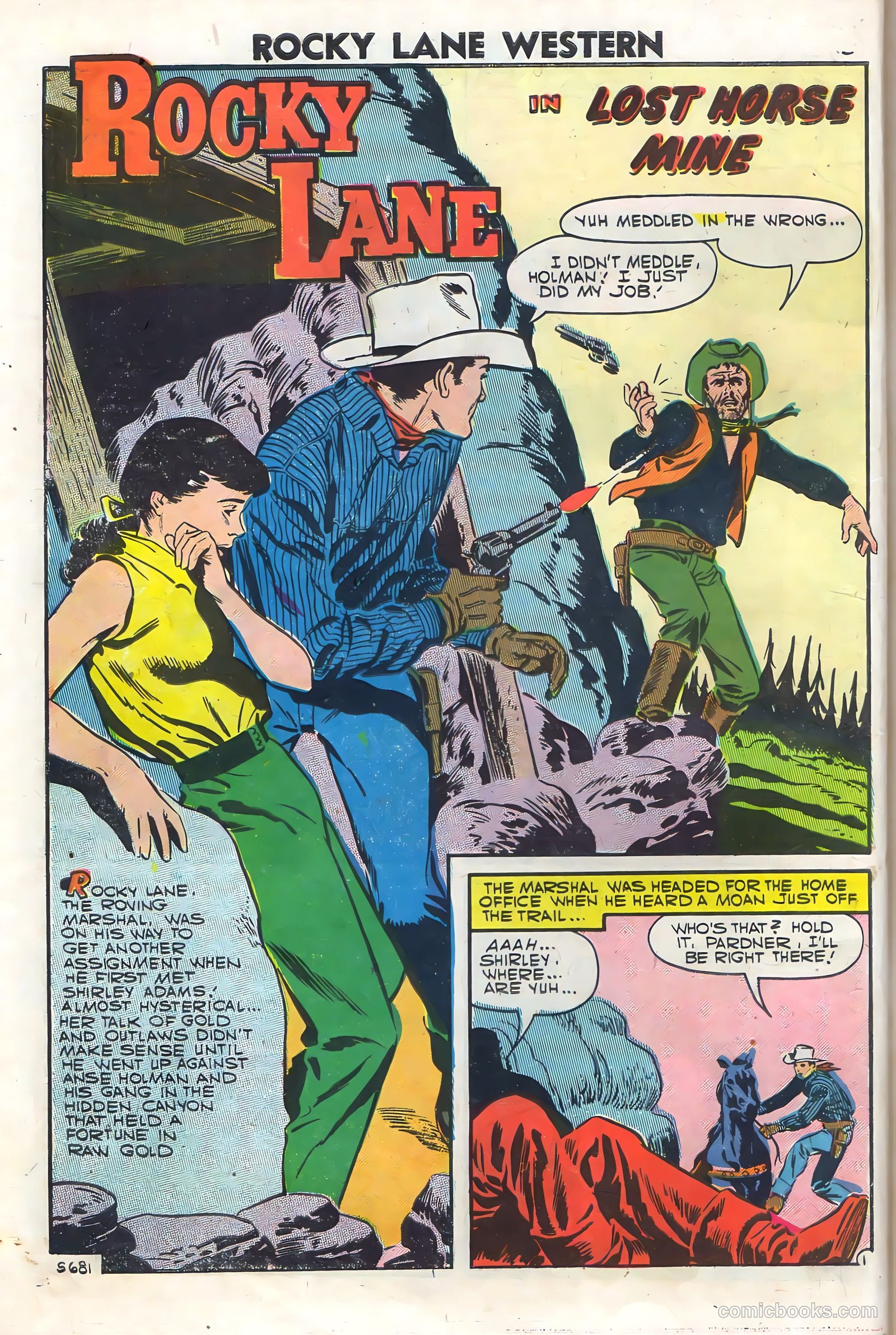 Rocky Lane Western #76 (1957) — page 10 of 36