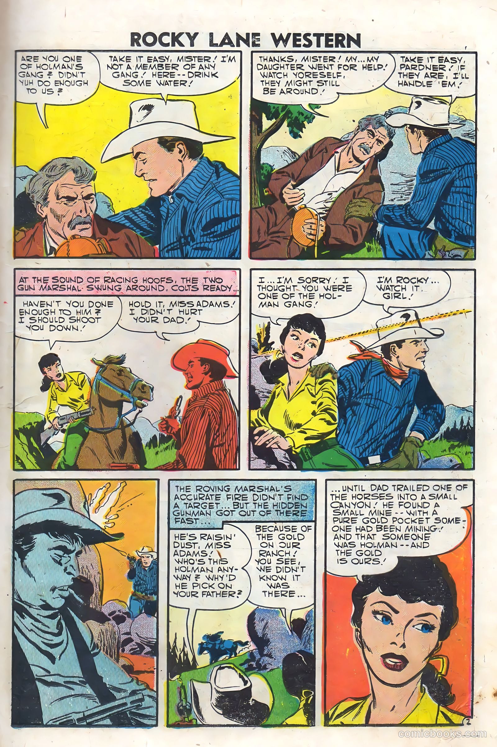 Rocky Lane Western #76 (1957) — page 11 of 36