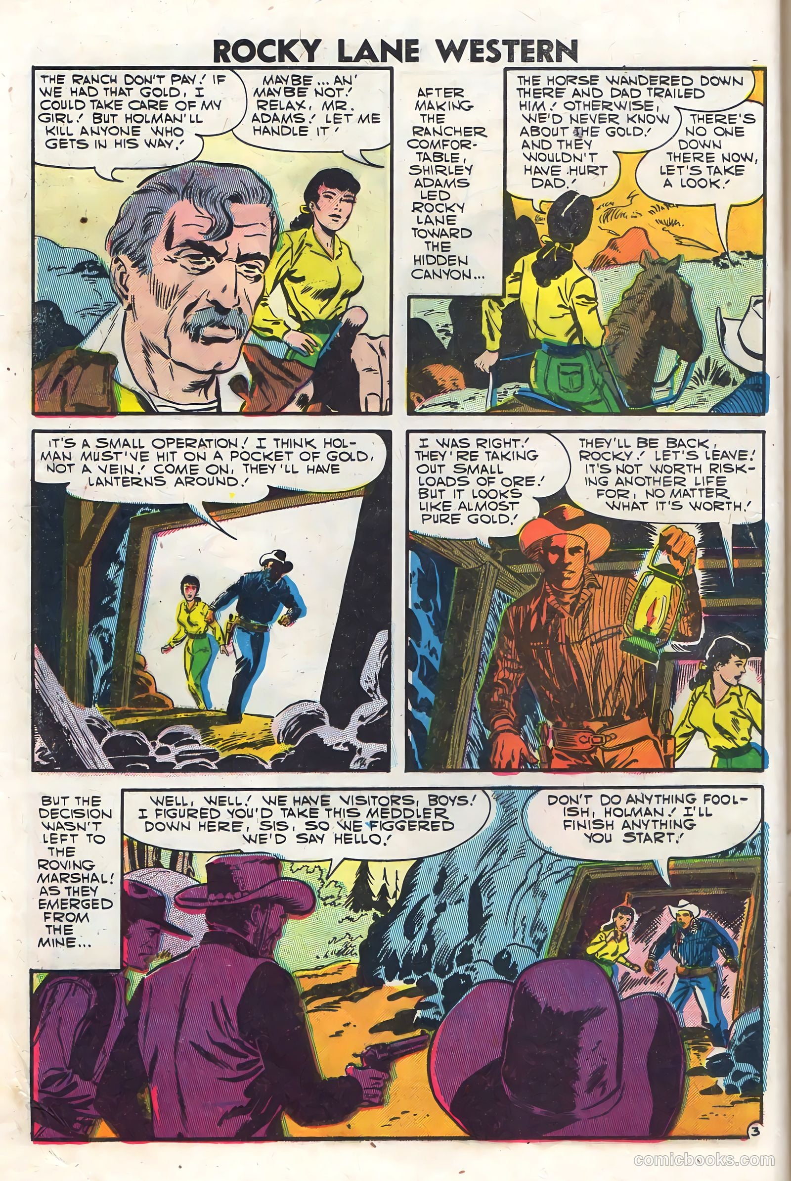 Rocky Lane Western #76 (1957) — page 12 of 36