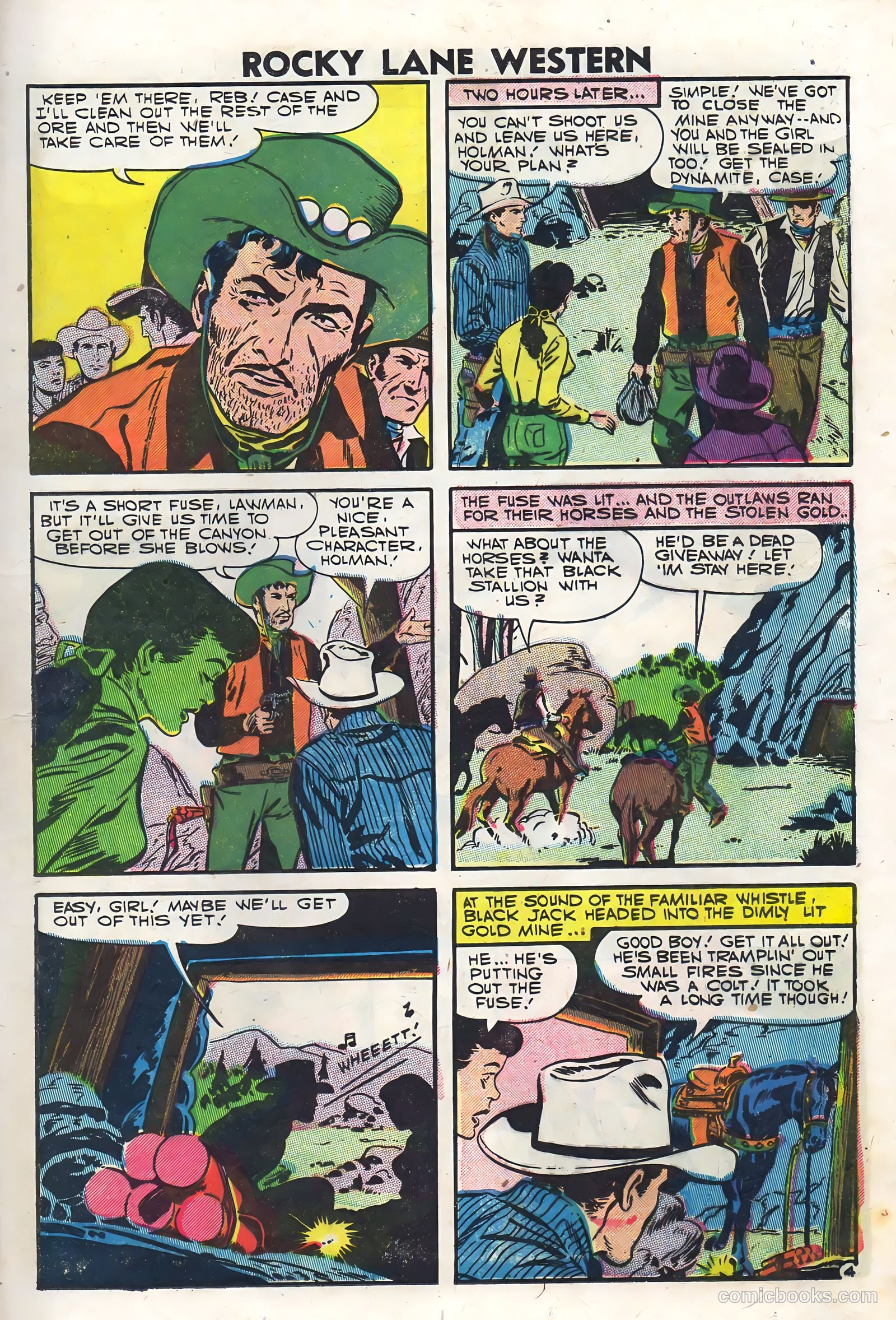Rocky Lane Western #76 (1957) — page 13 of 36