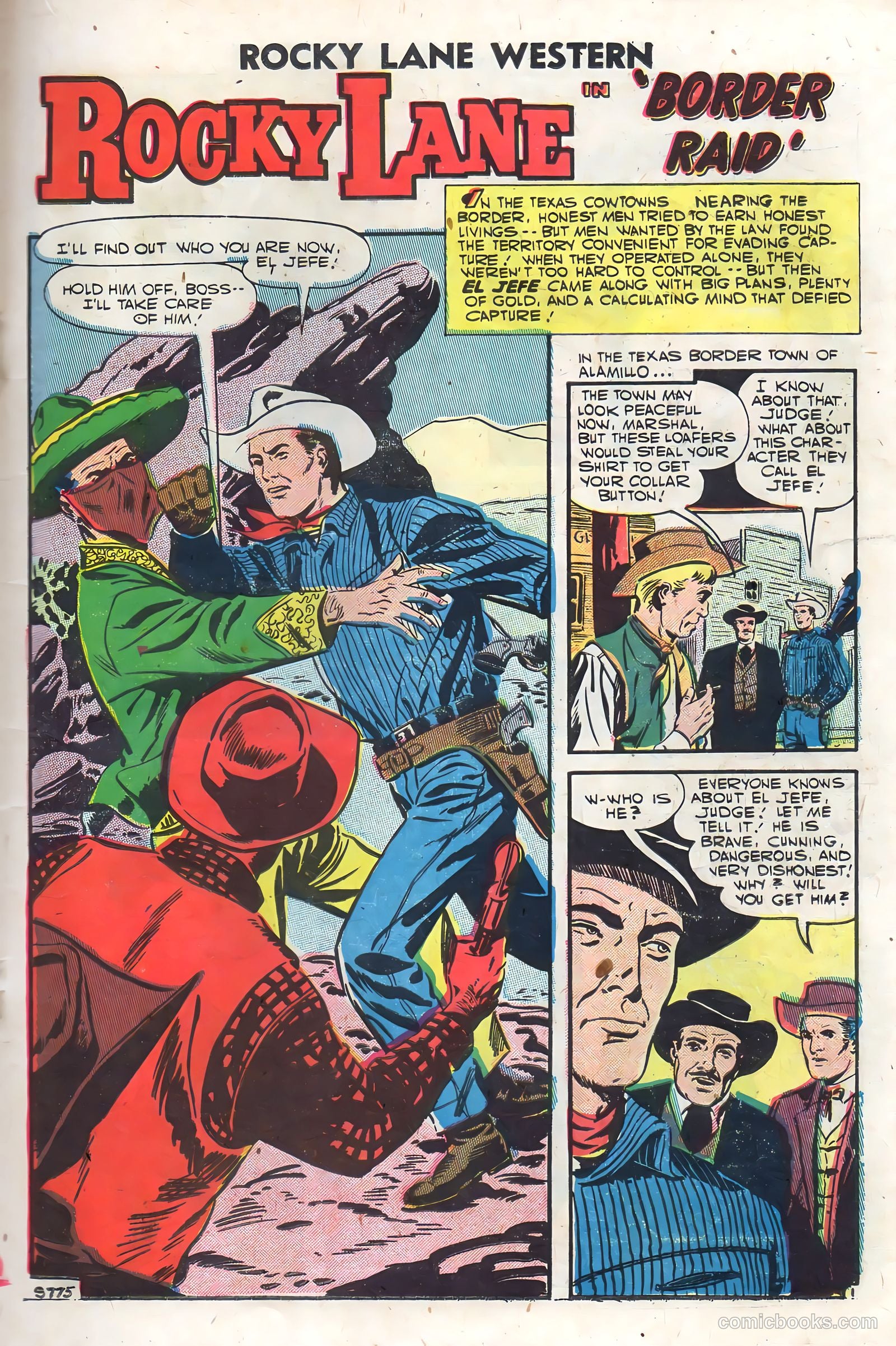 Rocky Lane Western #76 (1957) — page 19 of 36