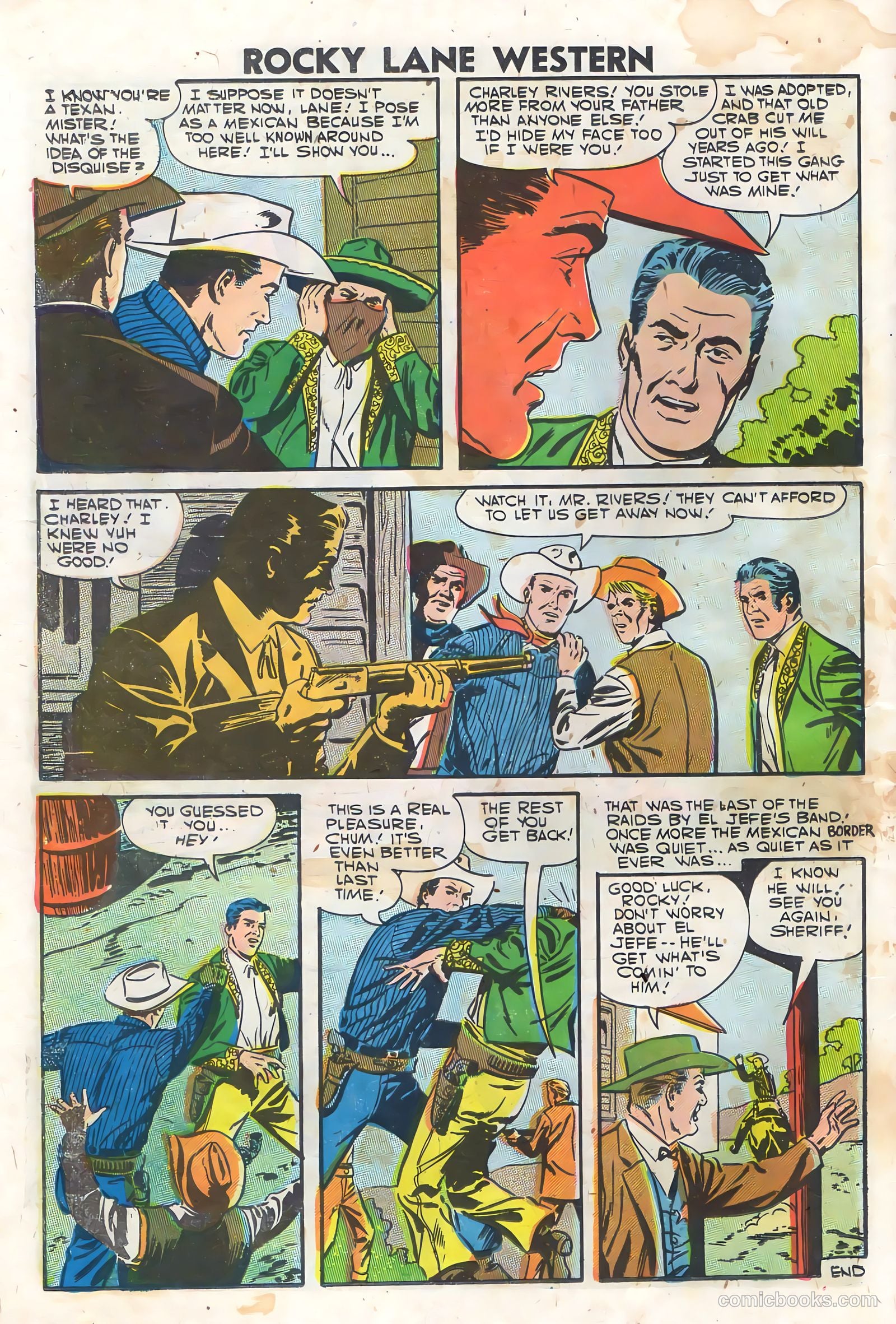 Rocky Lane Western #76 (1957) — page 26 of 36