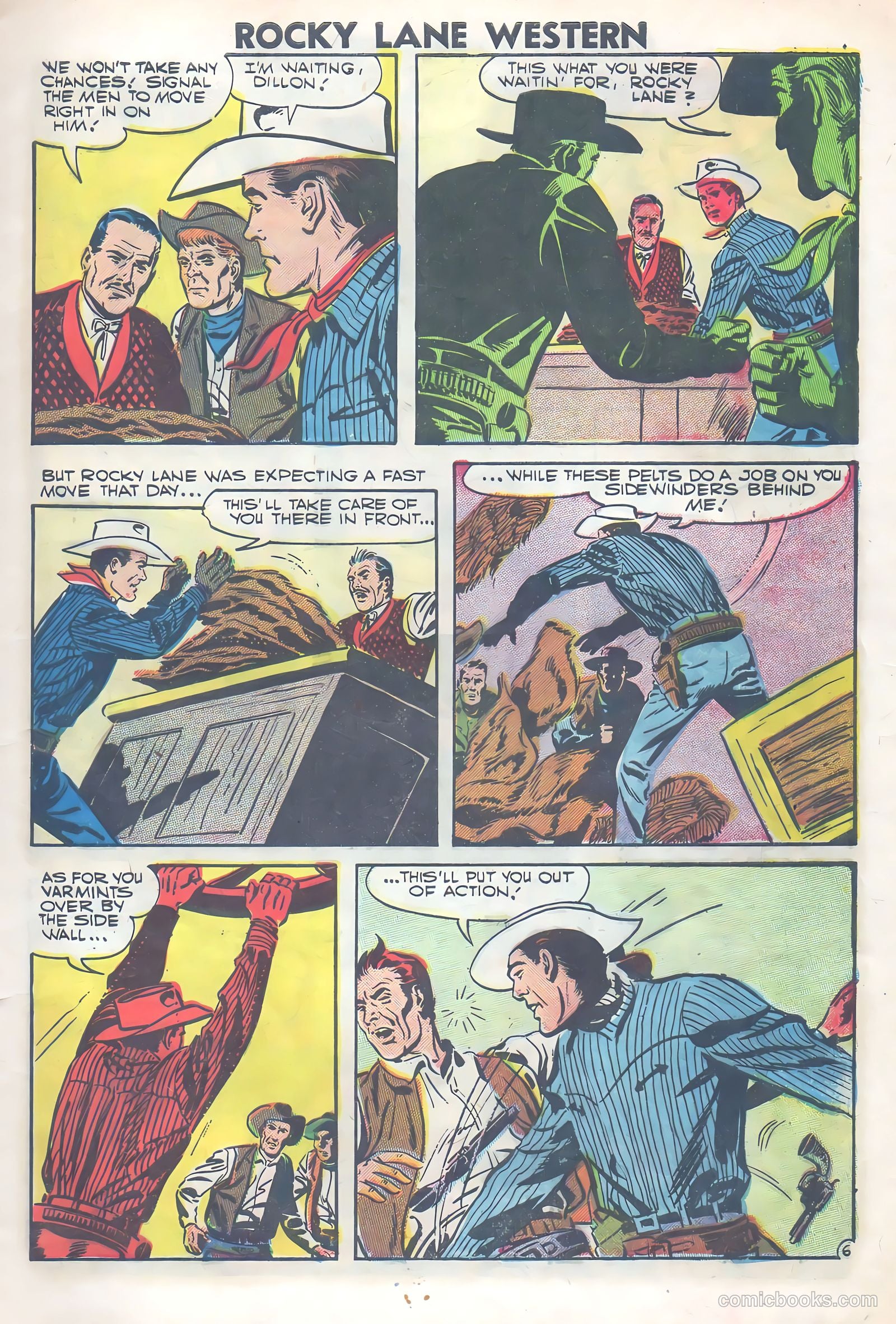 Rocky Lane Western #77 (1957) — page 9 of 36