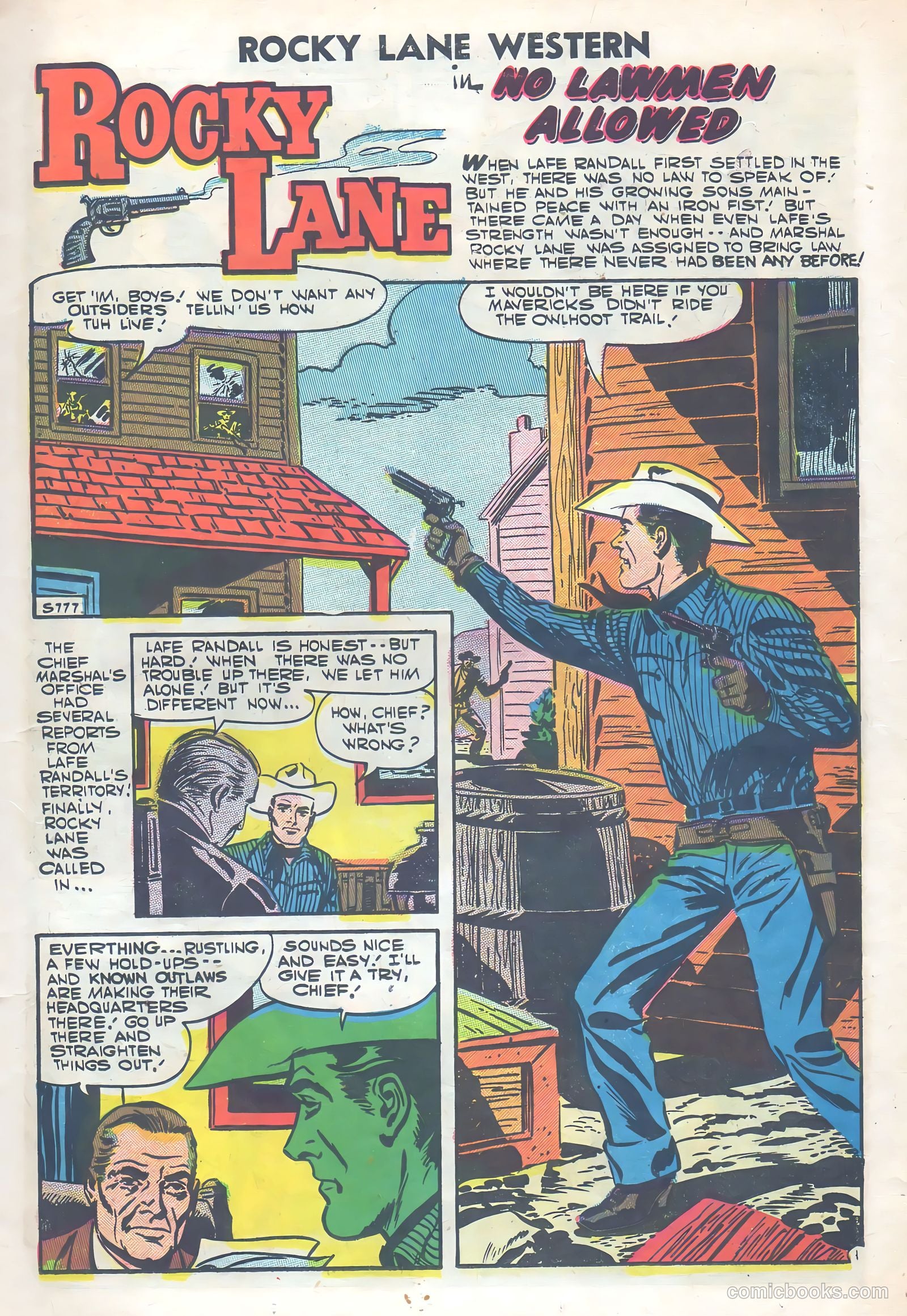 Rocky Lane Western #77 (1957) — page 11 of 36