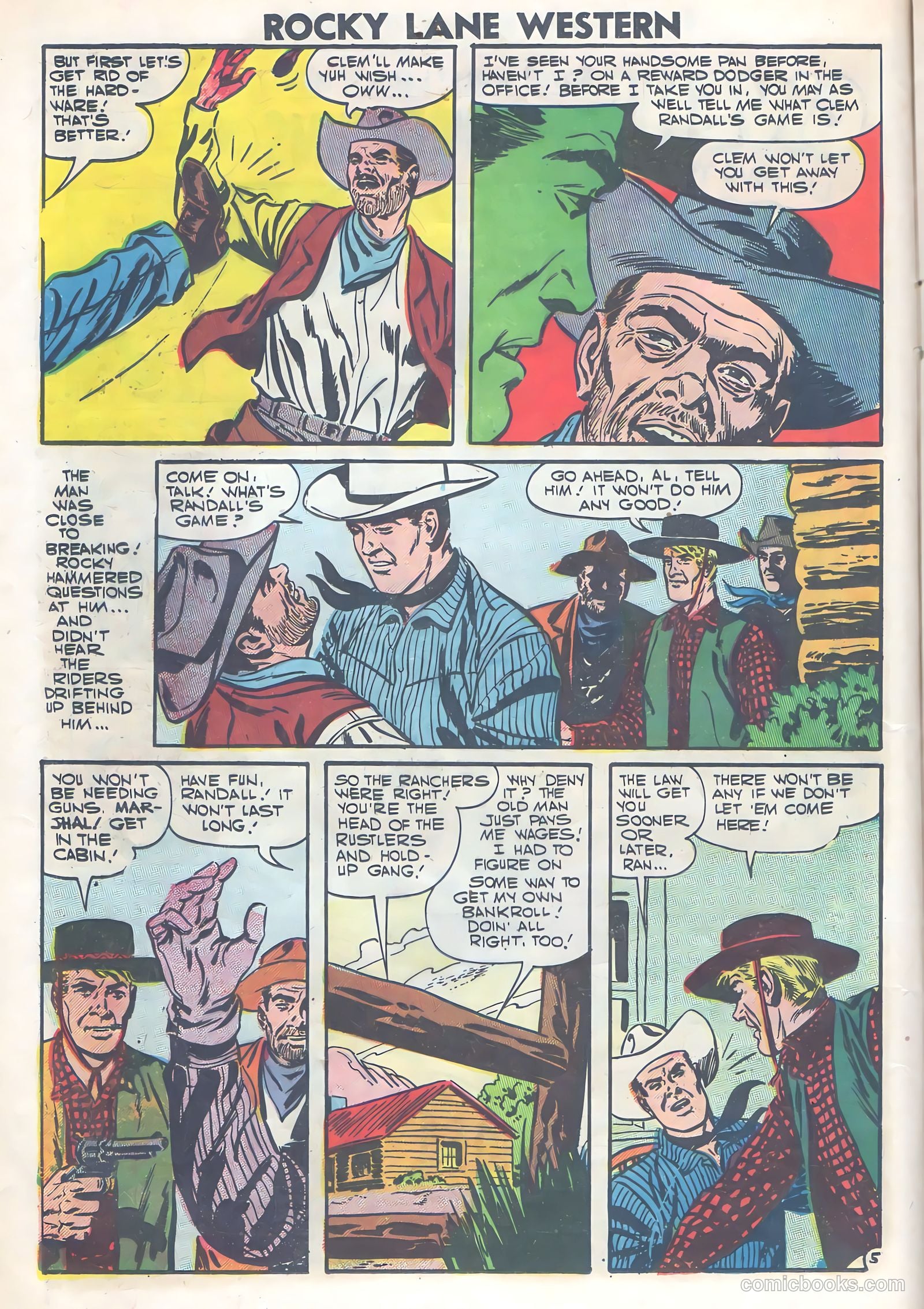 Rocky Lane Western #77 (1957) — page 16 of 36