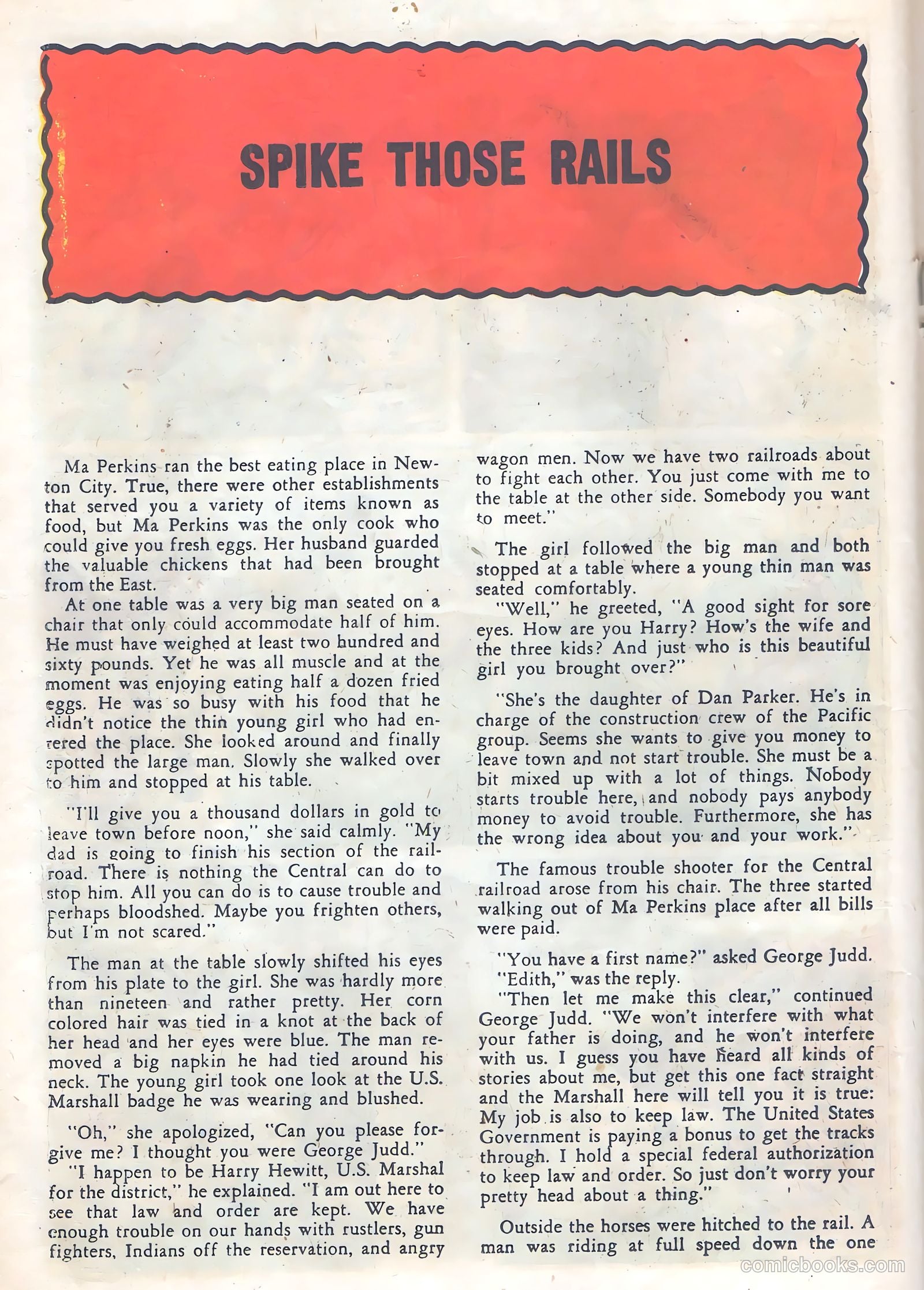 Rocky Lane Western #77 (1957) — page 18 of 36