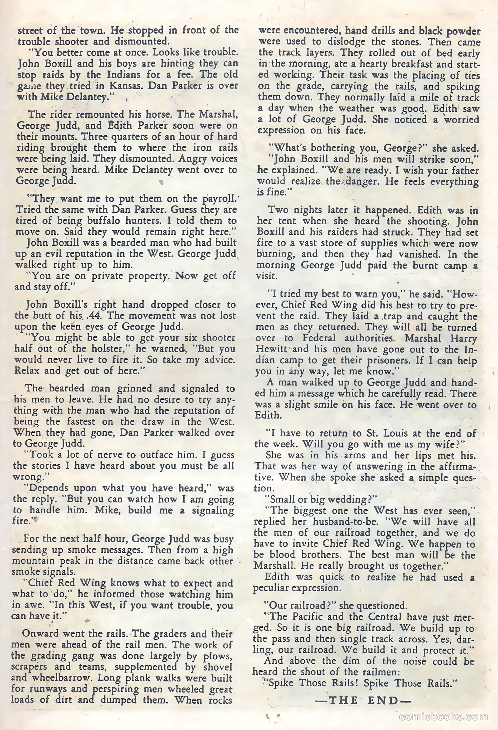 Rocky Lane Western #77 (1957) — page 19 of 36