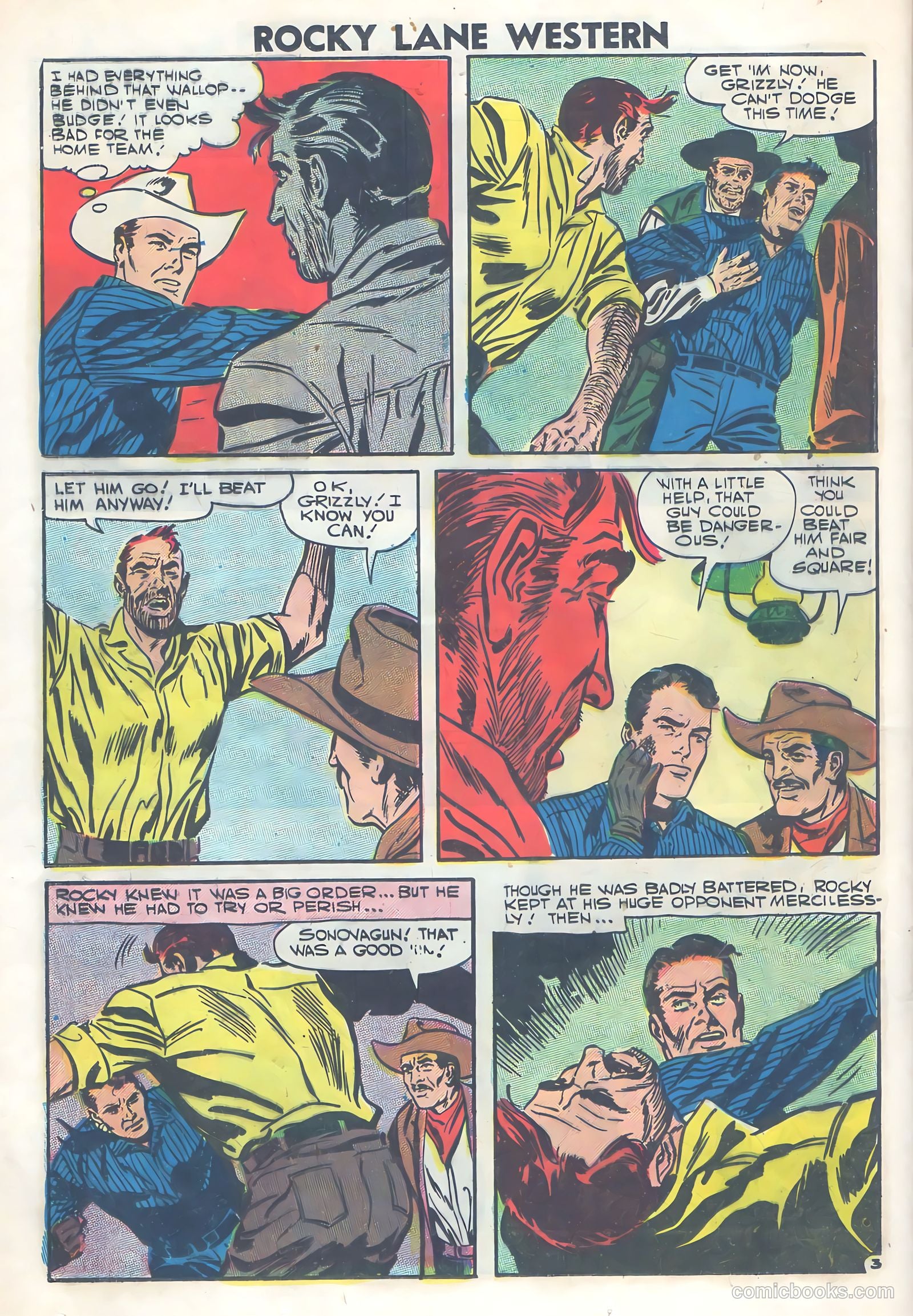 Rocky Lane Western #77 (1957) — page 24 of 36