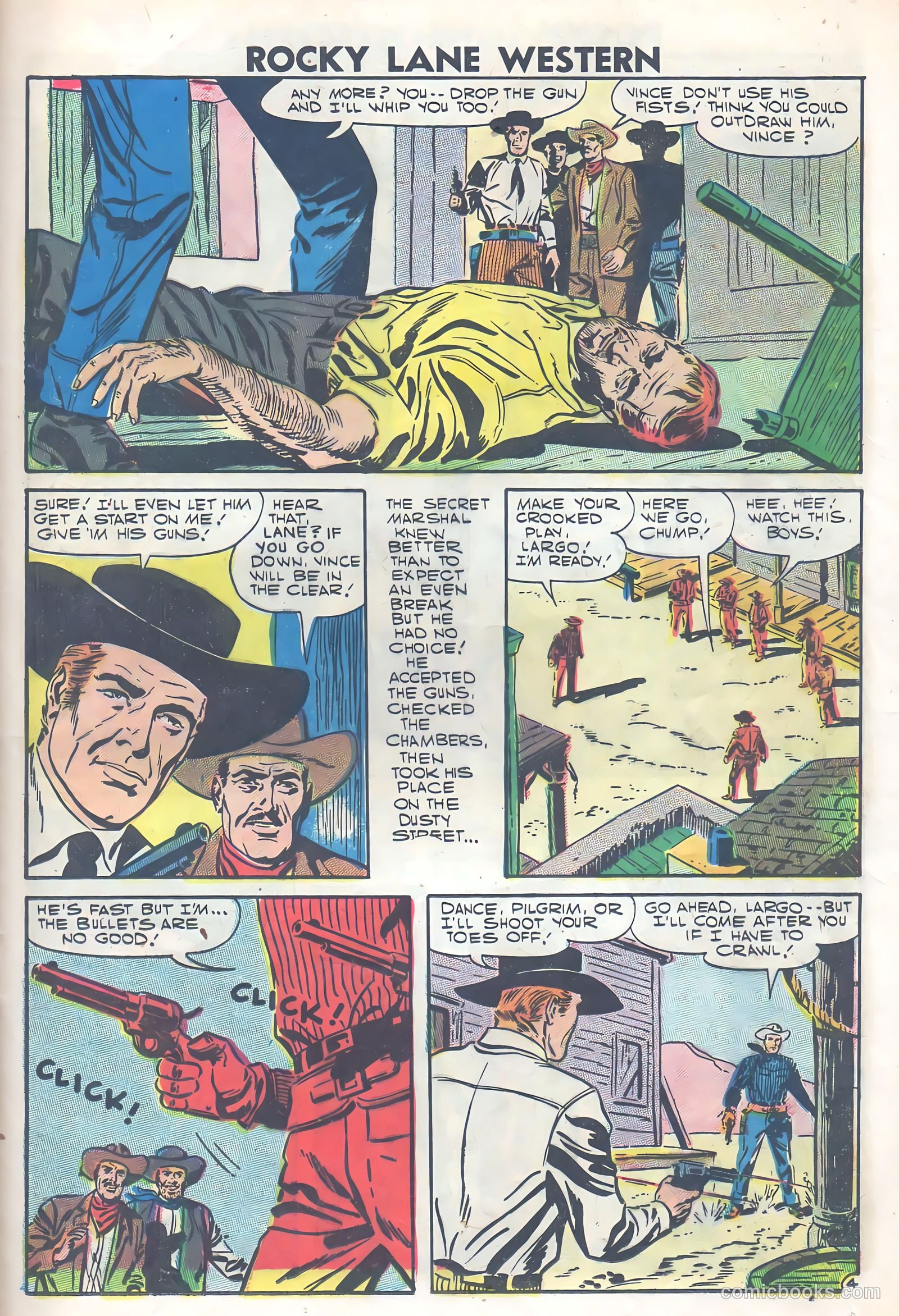 Rocky Lane Western #77 (1957) — page 25 of 36