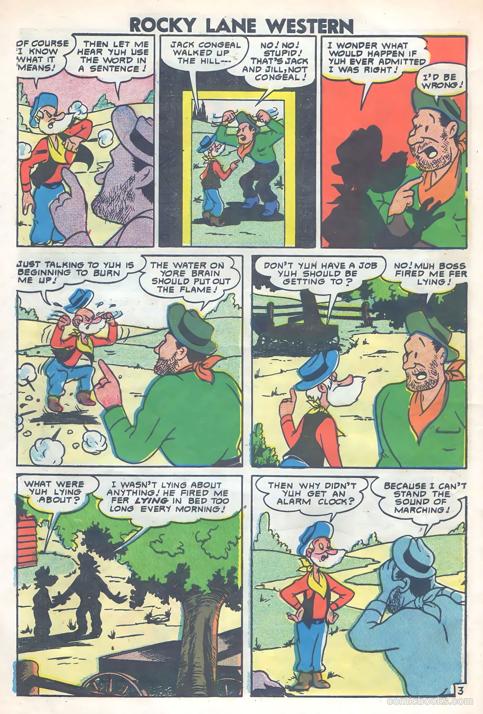 Rocky Lane Western #77 (1957) — page 30 of 36