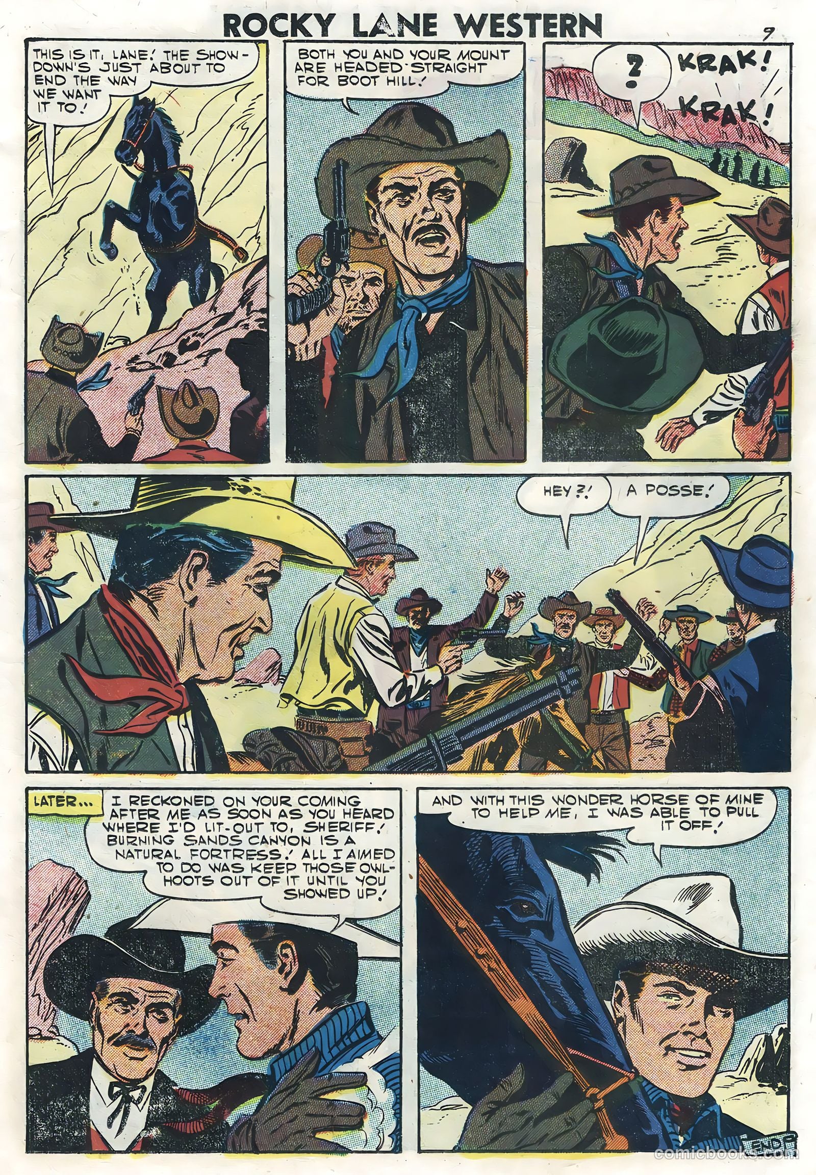 Rocky Lane Western #78 (1957) — page 11 of 36