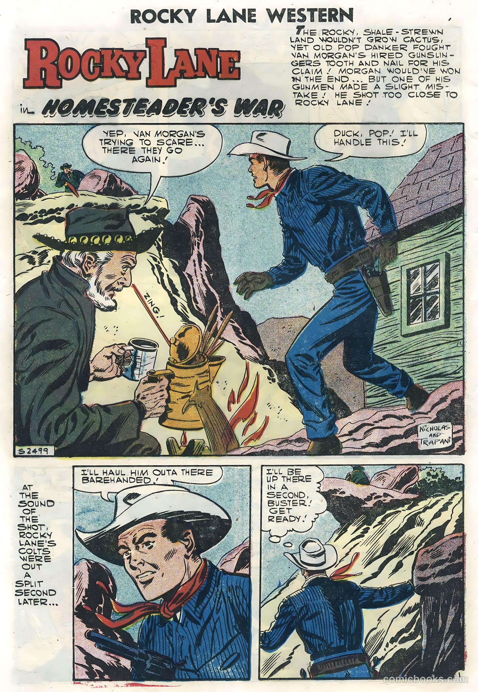 Rocky Lane Western #78 (1957) — page 12 of 36