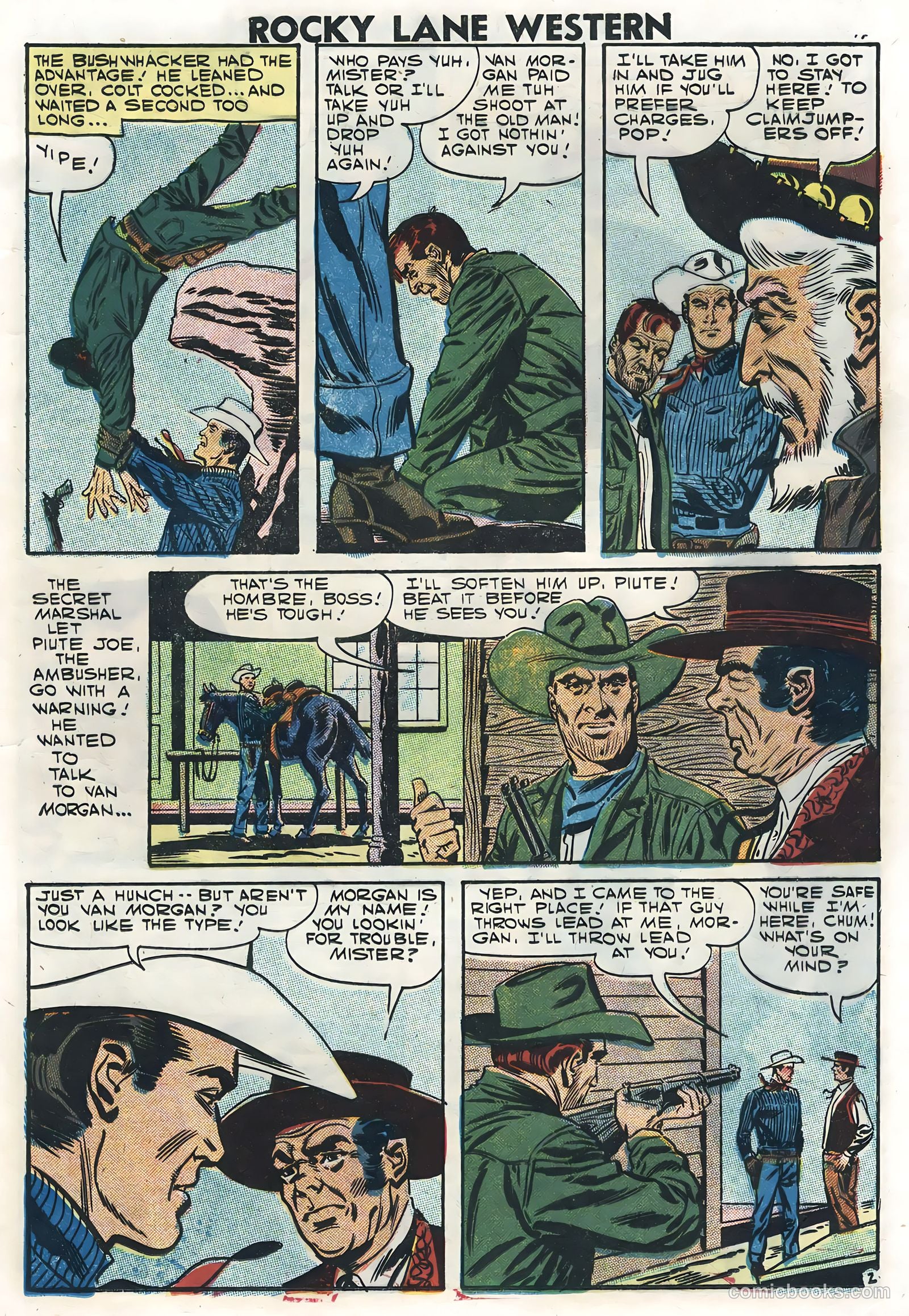 Rocky Lane Western #78 (1957) — page 13 of 36