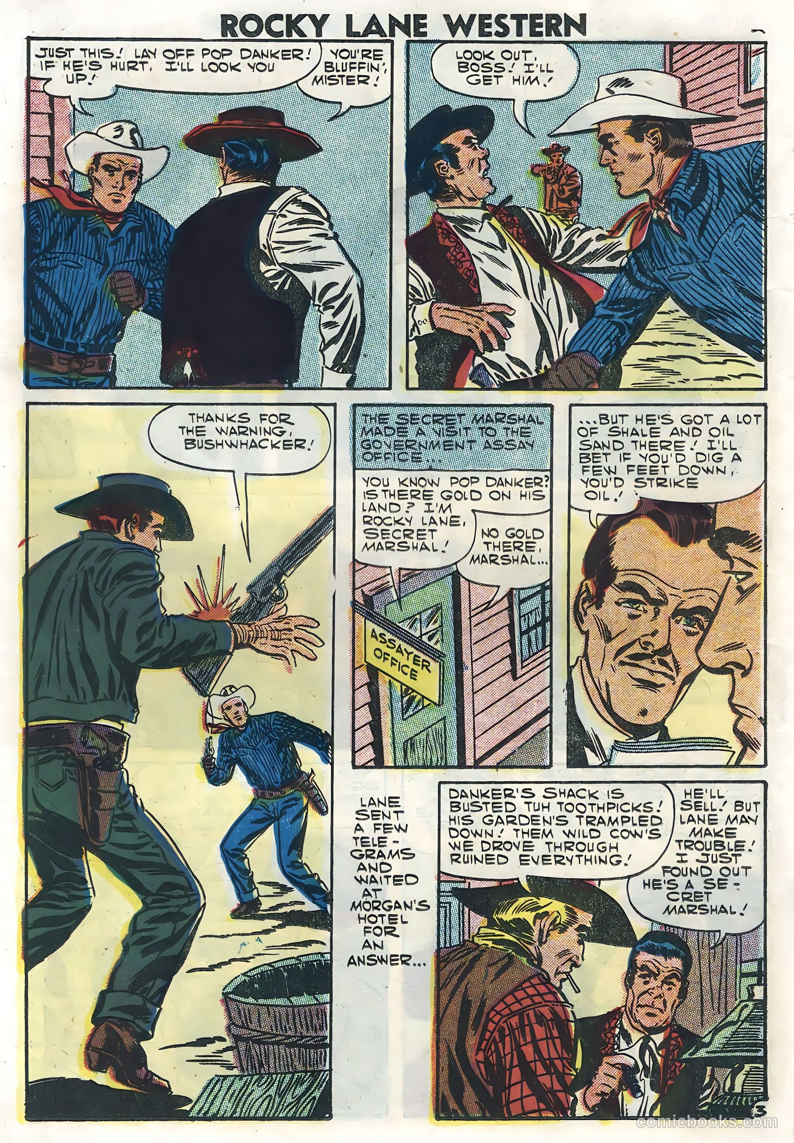 Rocky Lane Western #78 (1957) — page 14 of 36