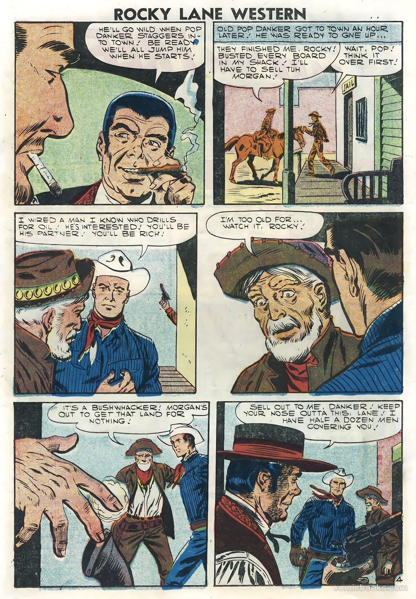 Rocky Lane Western #78 (1957) — page 16 of 36