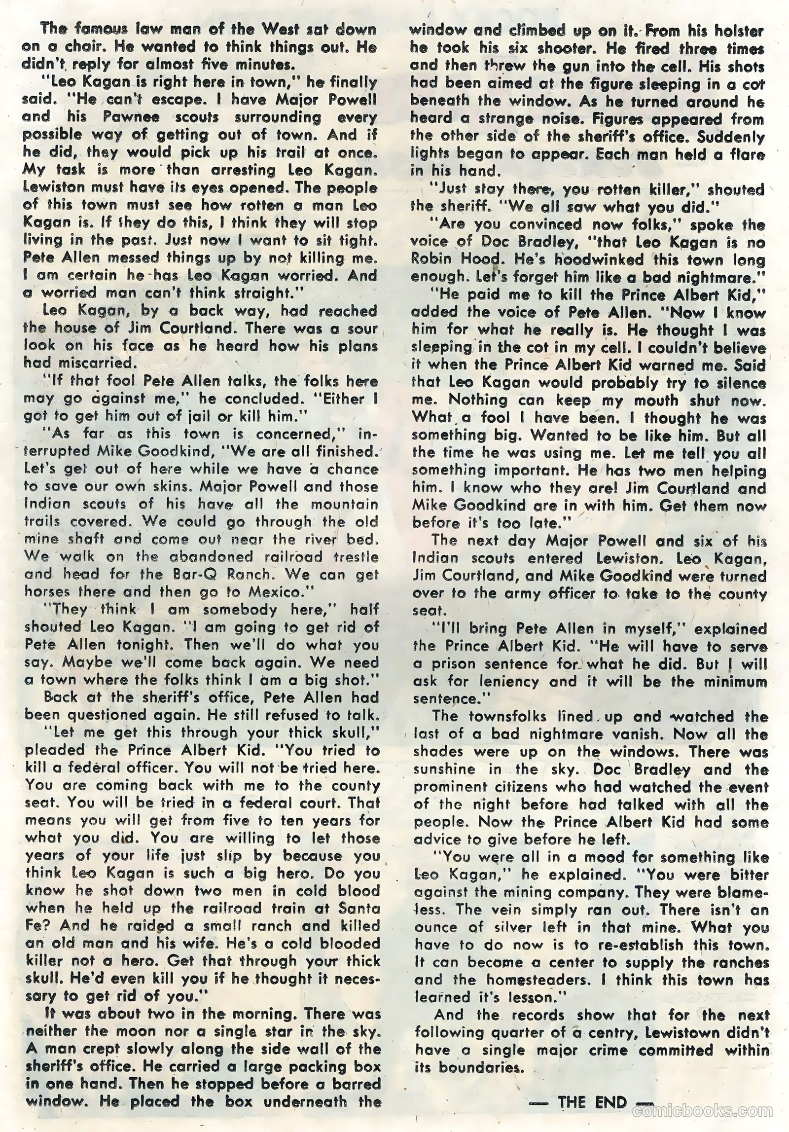Rocky Lane Western #78 (1957) — page 19 of 36