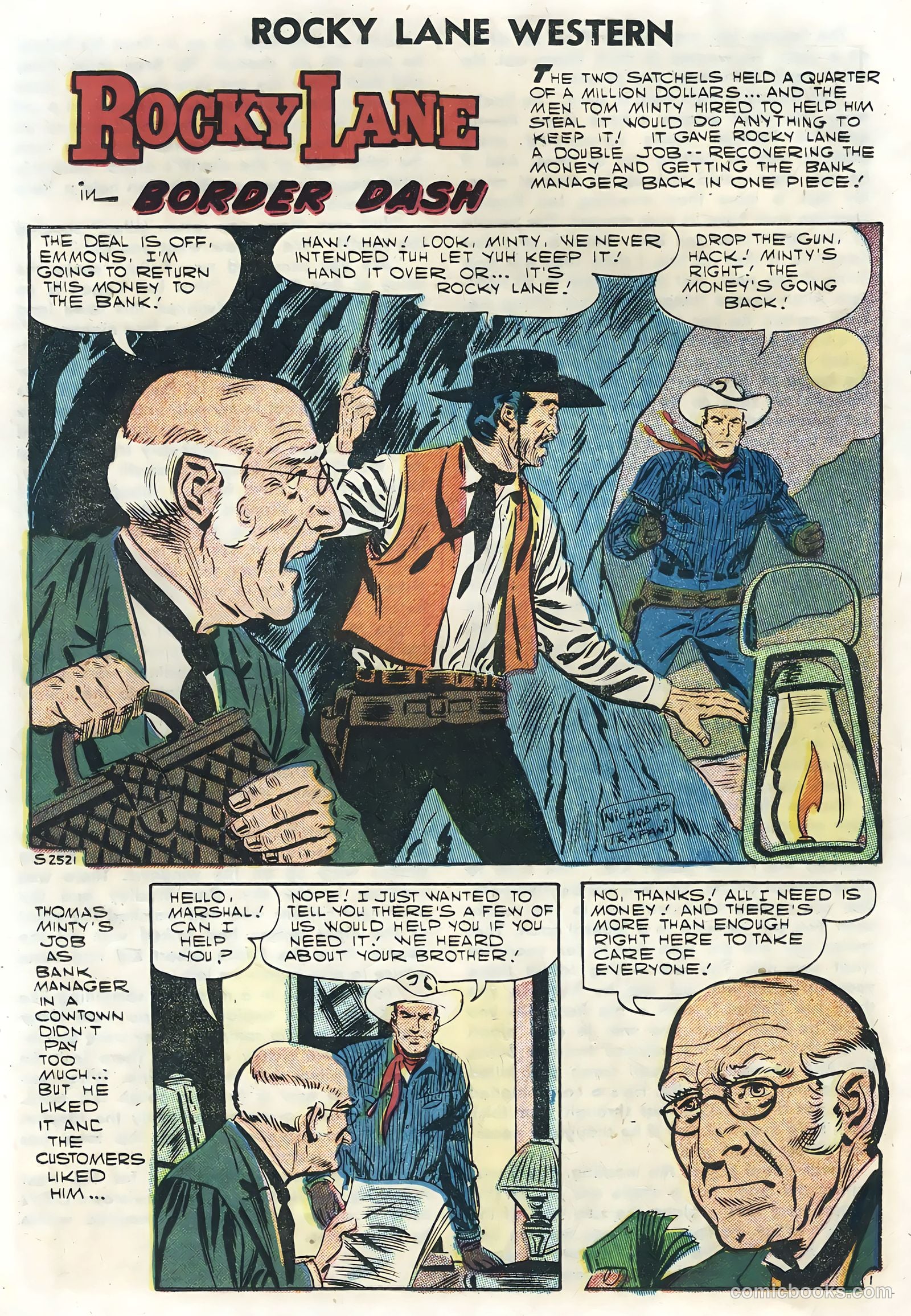 Rocky Lane Western #78 (1957) — page 20 of 36