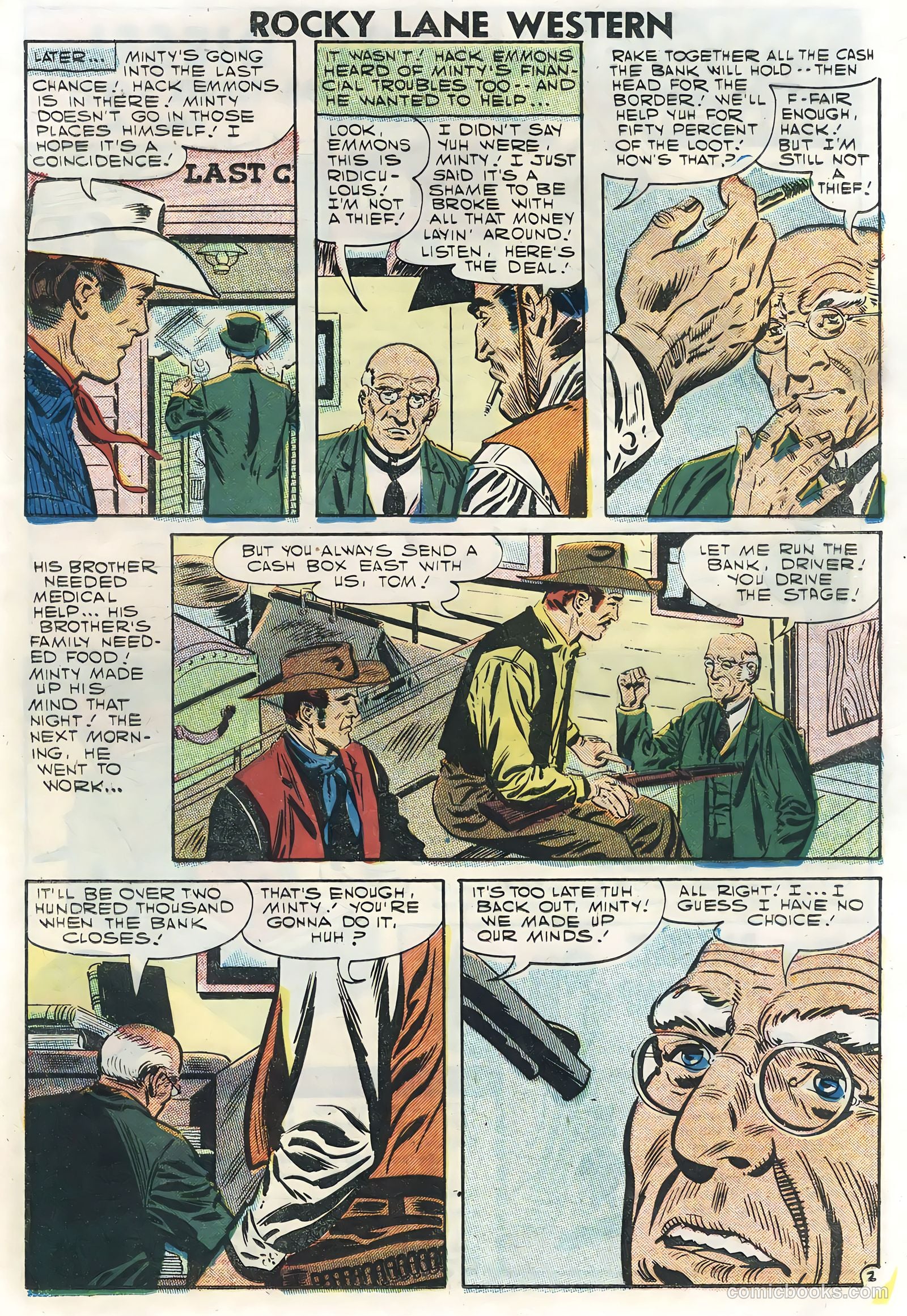 Rocky Lane Western #78 (1957) — page 21 of 36