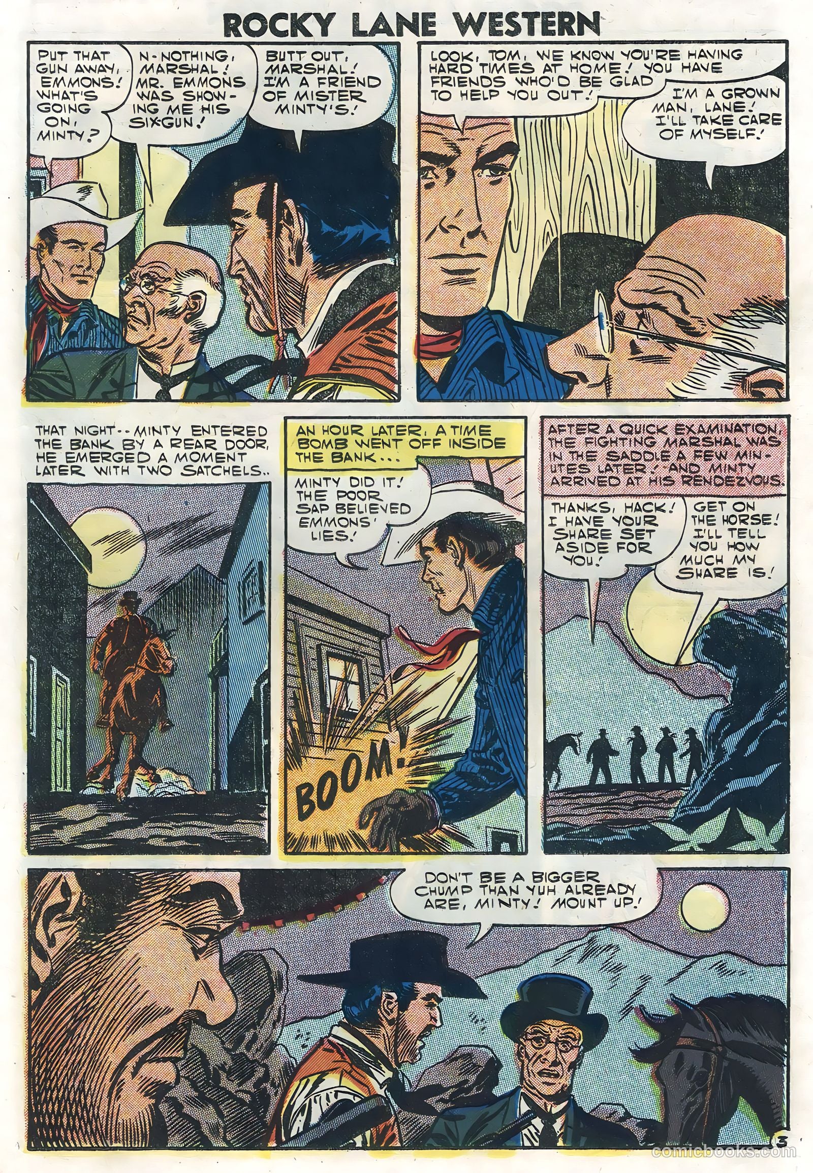 Rocky Lane Western #78 (1957) — page 23 of 36