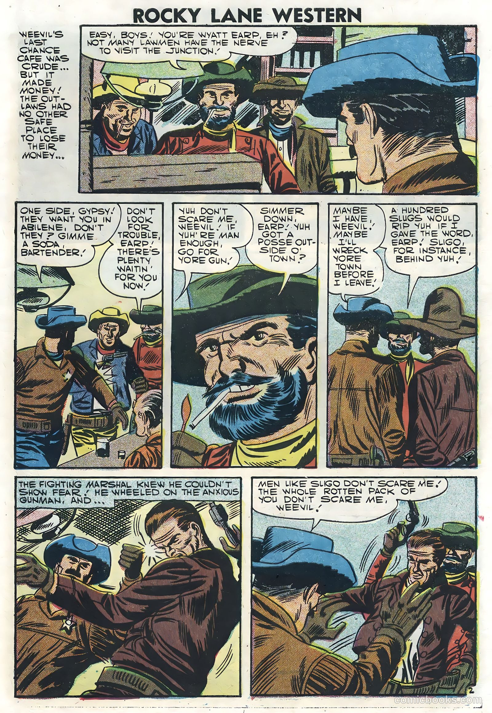 Rocky Lane Western #78 (1957) — page 27 of 36
