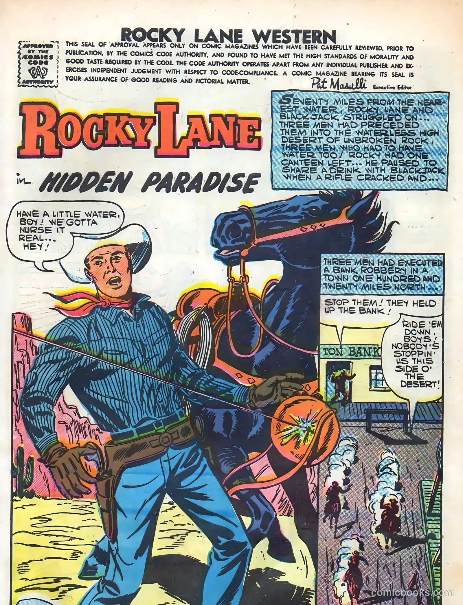 Rocky Lane Western #79 (1958) — page 3 of 68