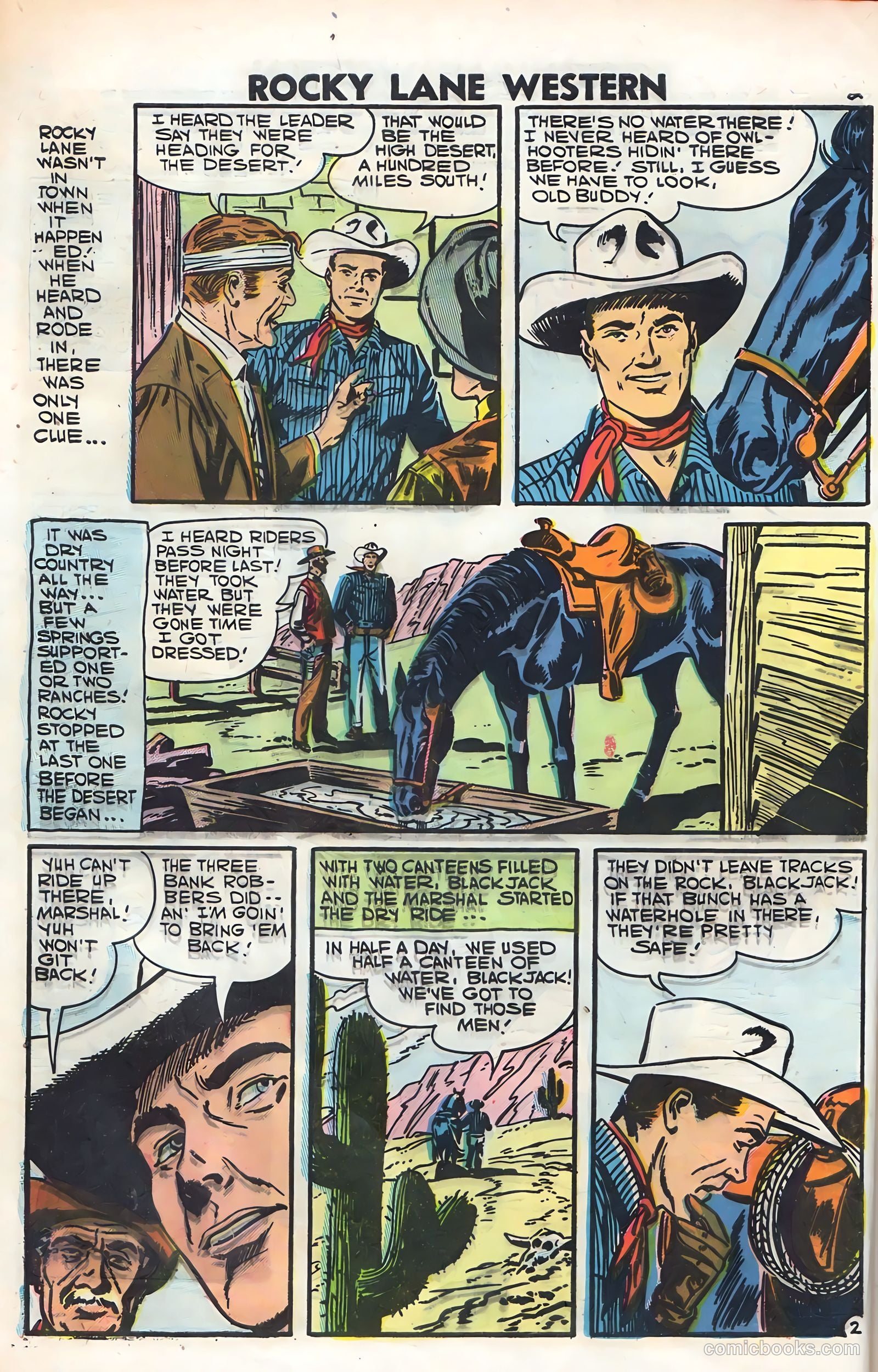 Rocky Lane Western #79 (1958) — page 4 of 68