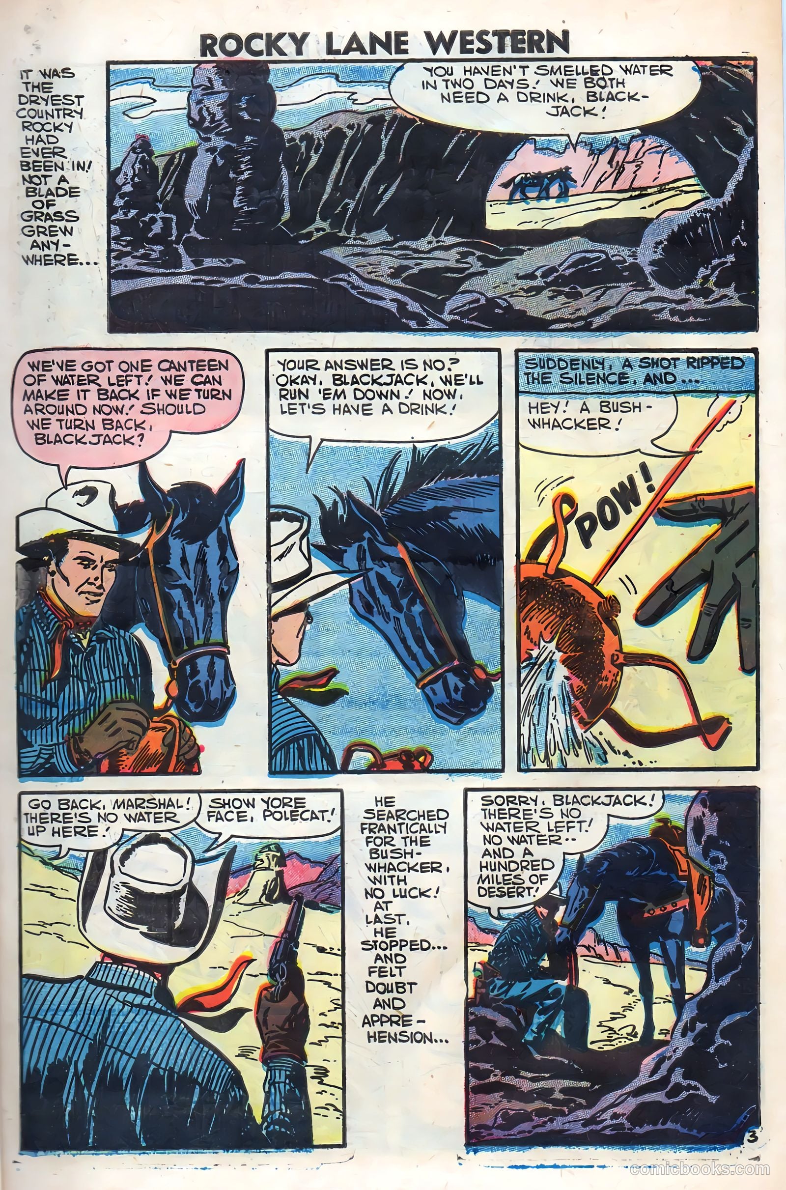 Rocky Lane Western #79 (1958) — page 5 of 68