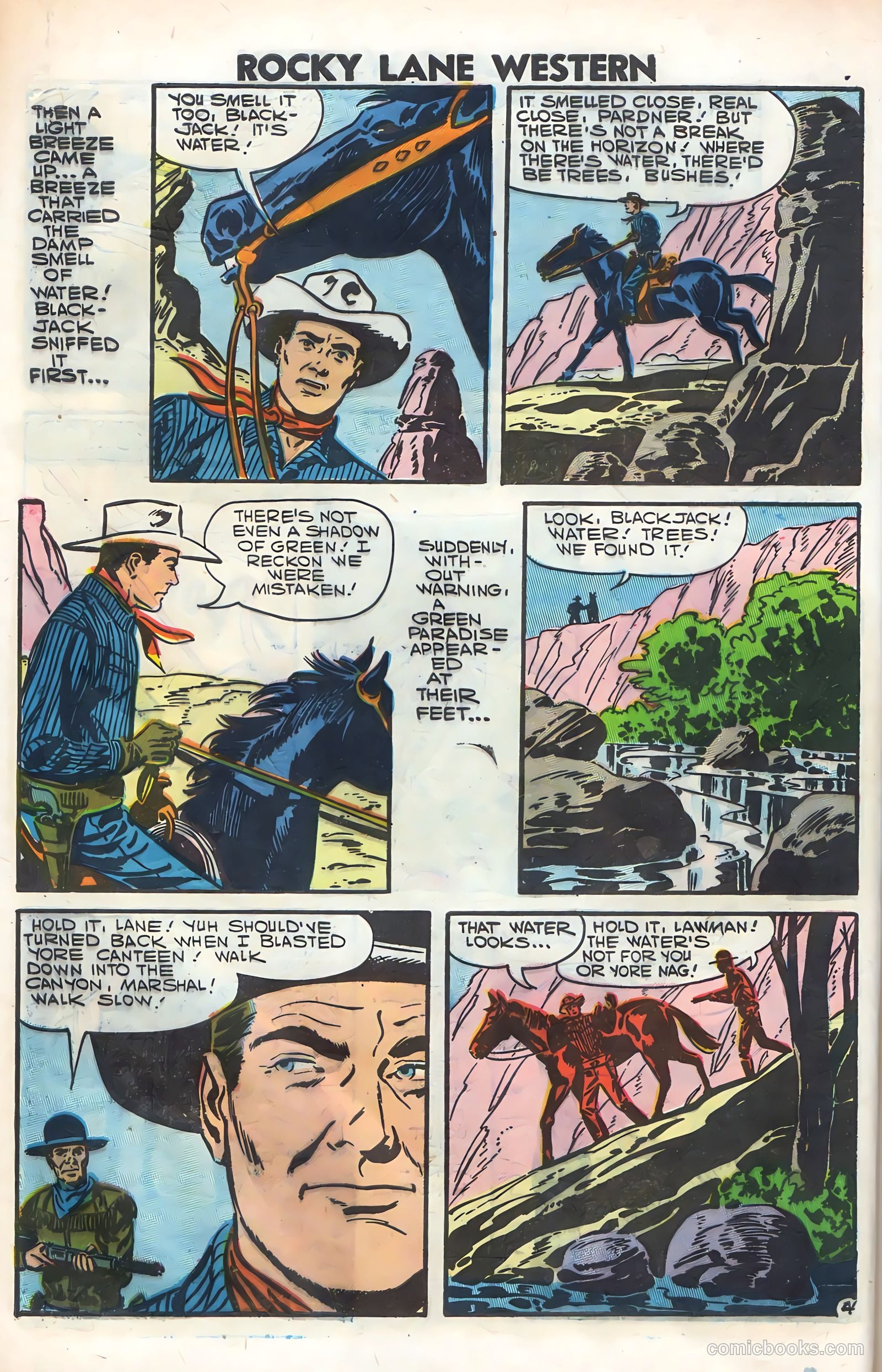 Rocky Lane Western #79 (1958) — page 6 of 68