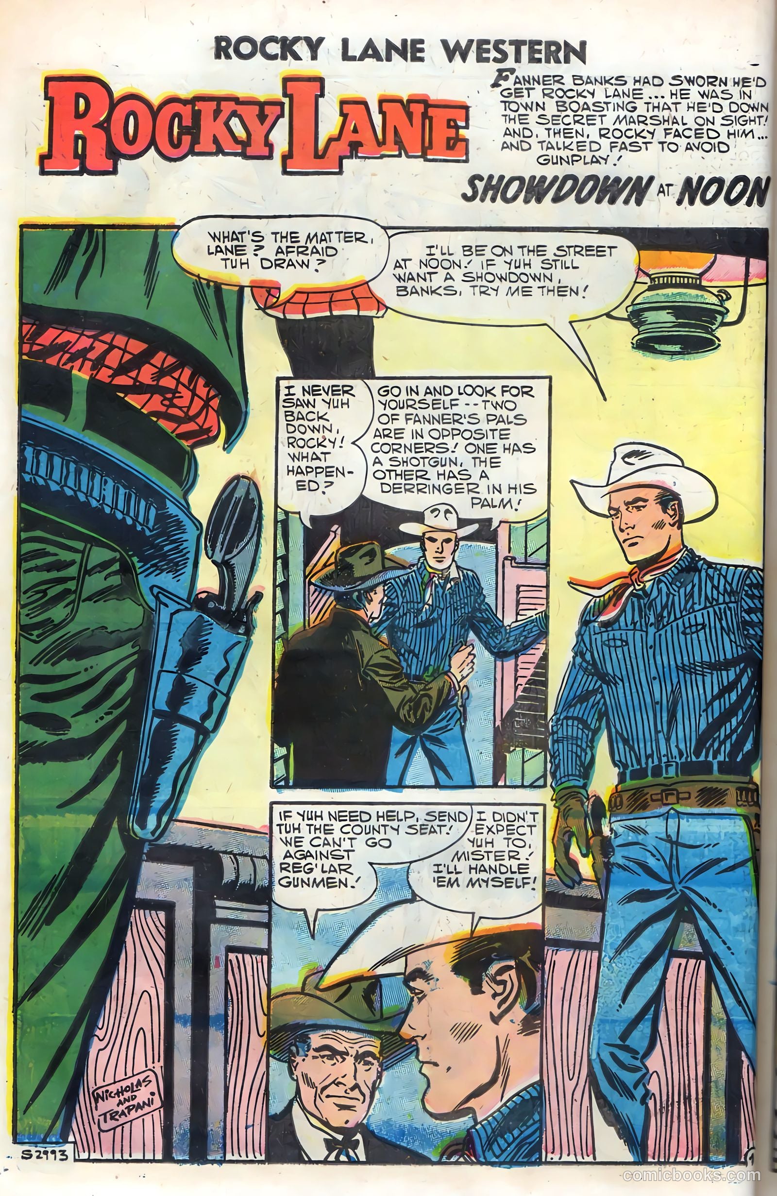 Rocky Lane Western #79 (1958) — page 8 of 68