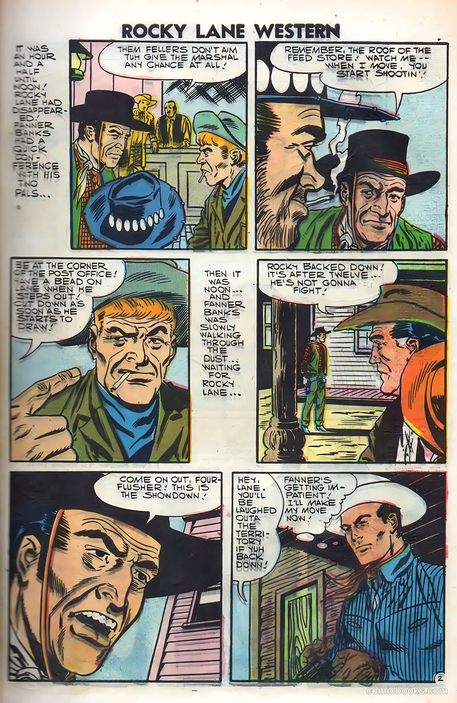 Rocky Lane Western #79 (1958) — page 9 of 68