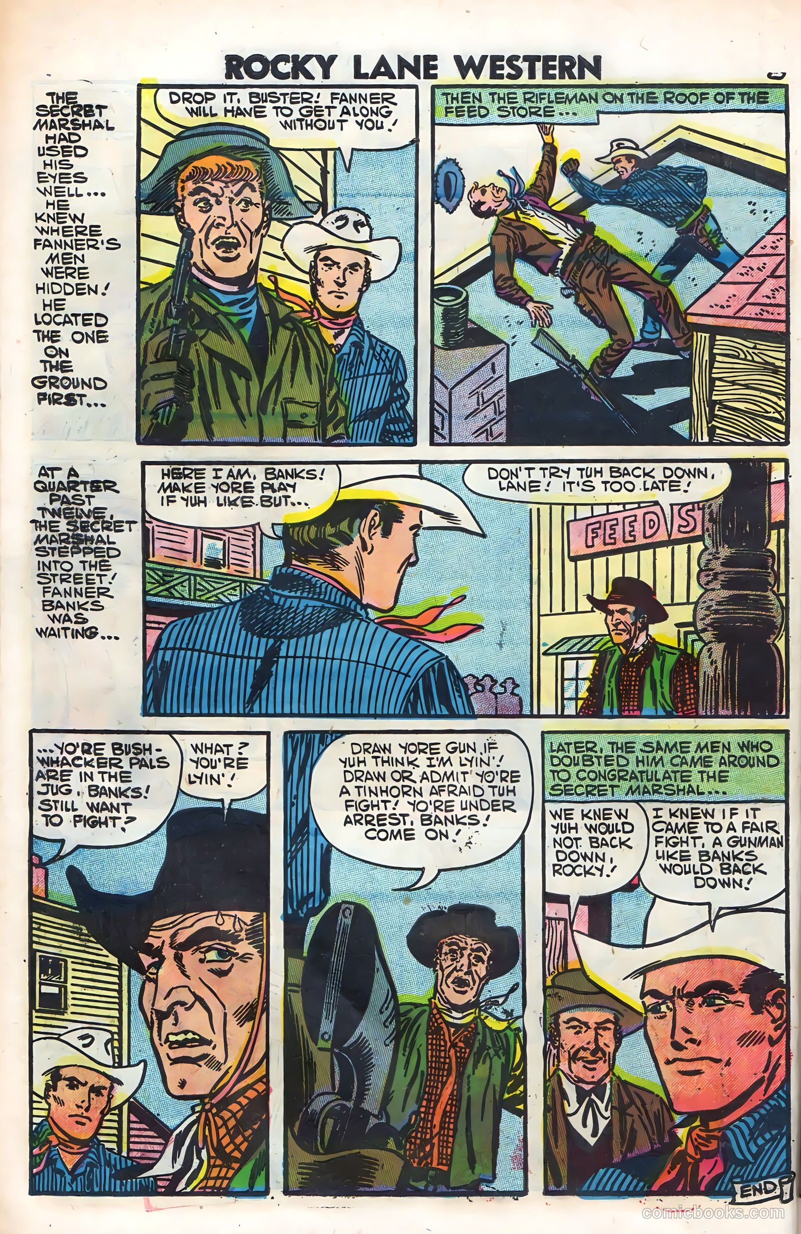 Rocky Lane Western #79 (1958) — page 10 of 68