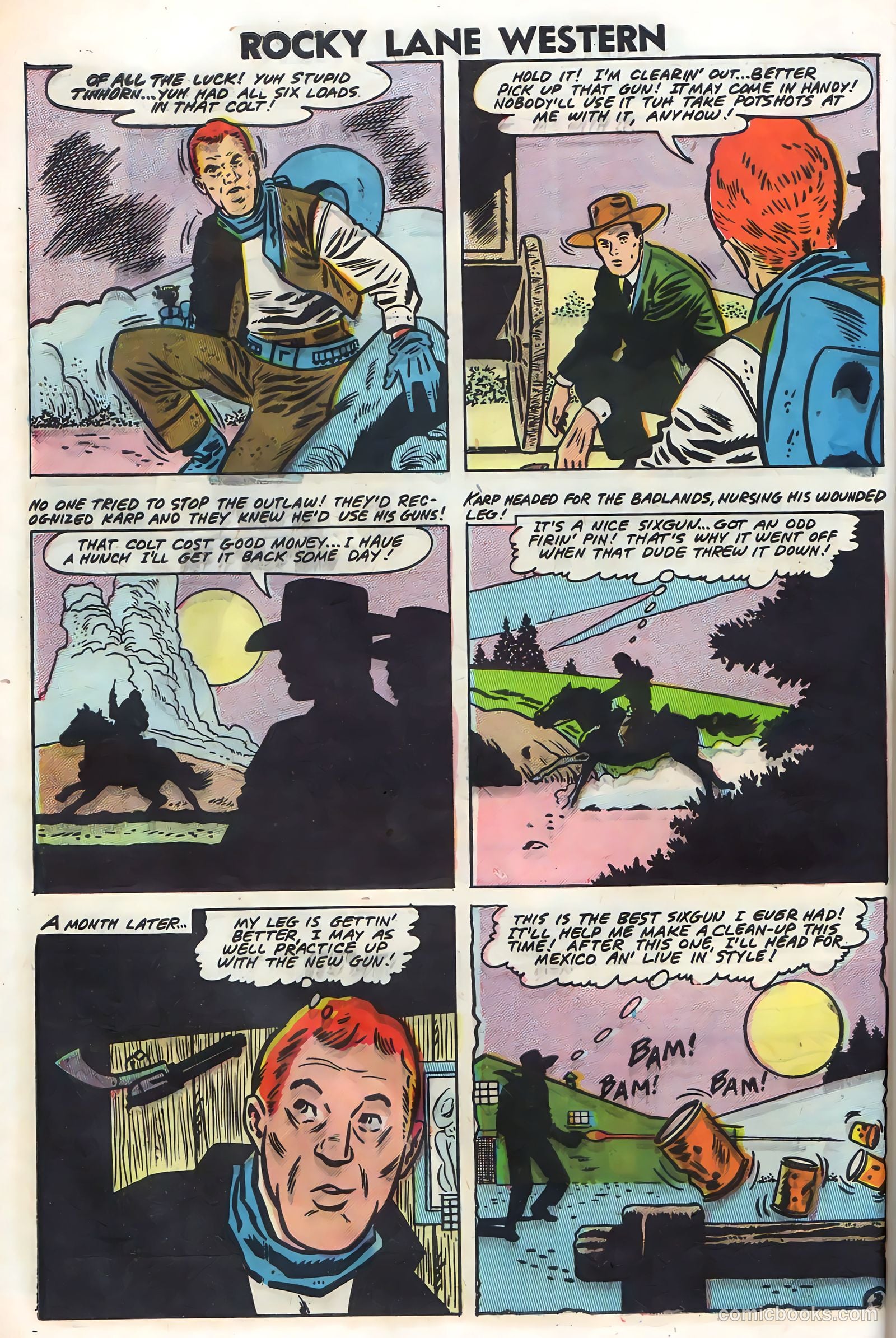 Rocky Lane Western #79 (1958) — page 12 of 68