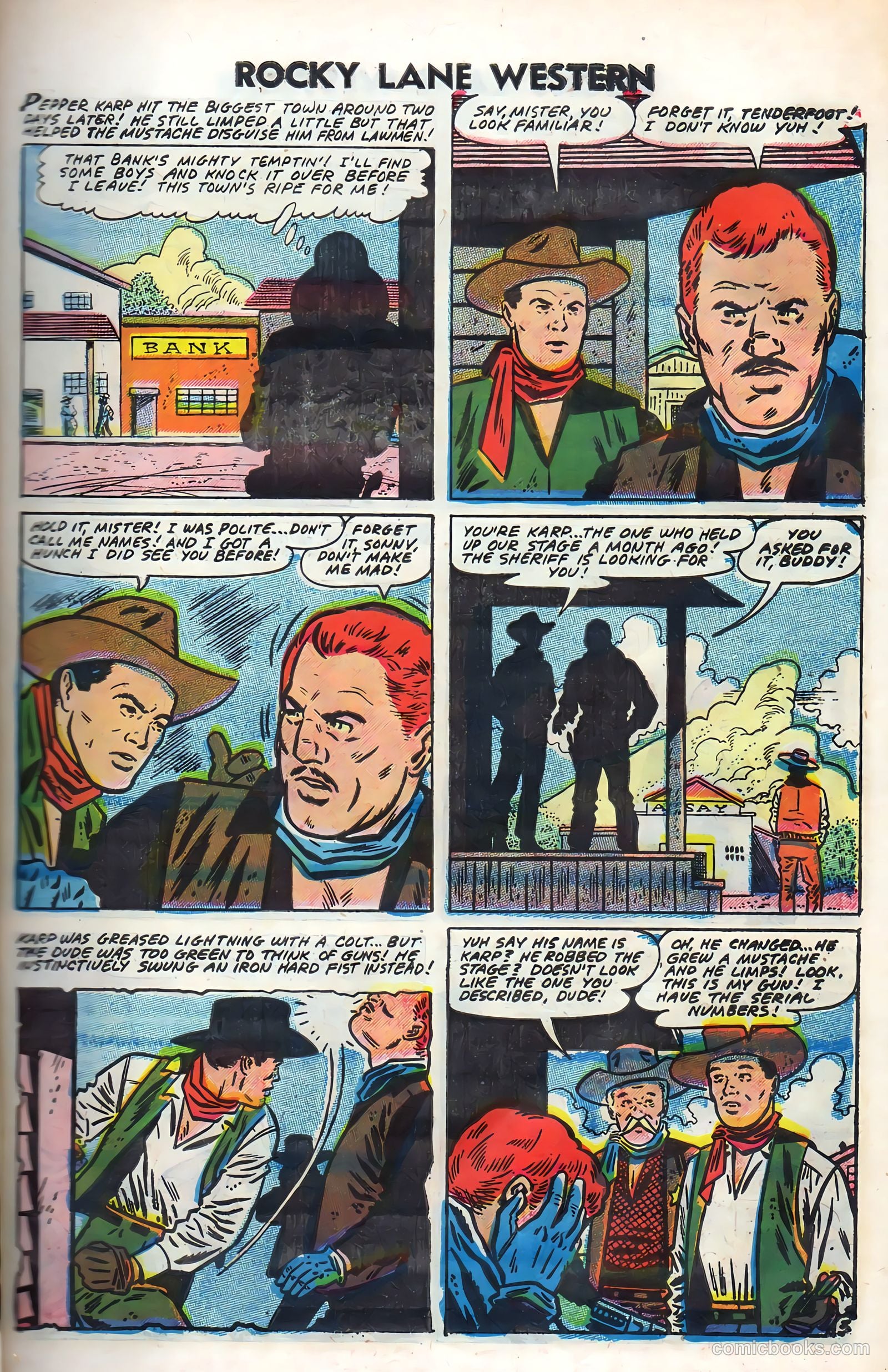 Rocky Lane Western #79 (1958) — page 13 of 68